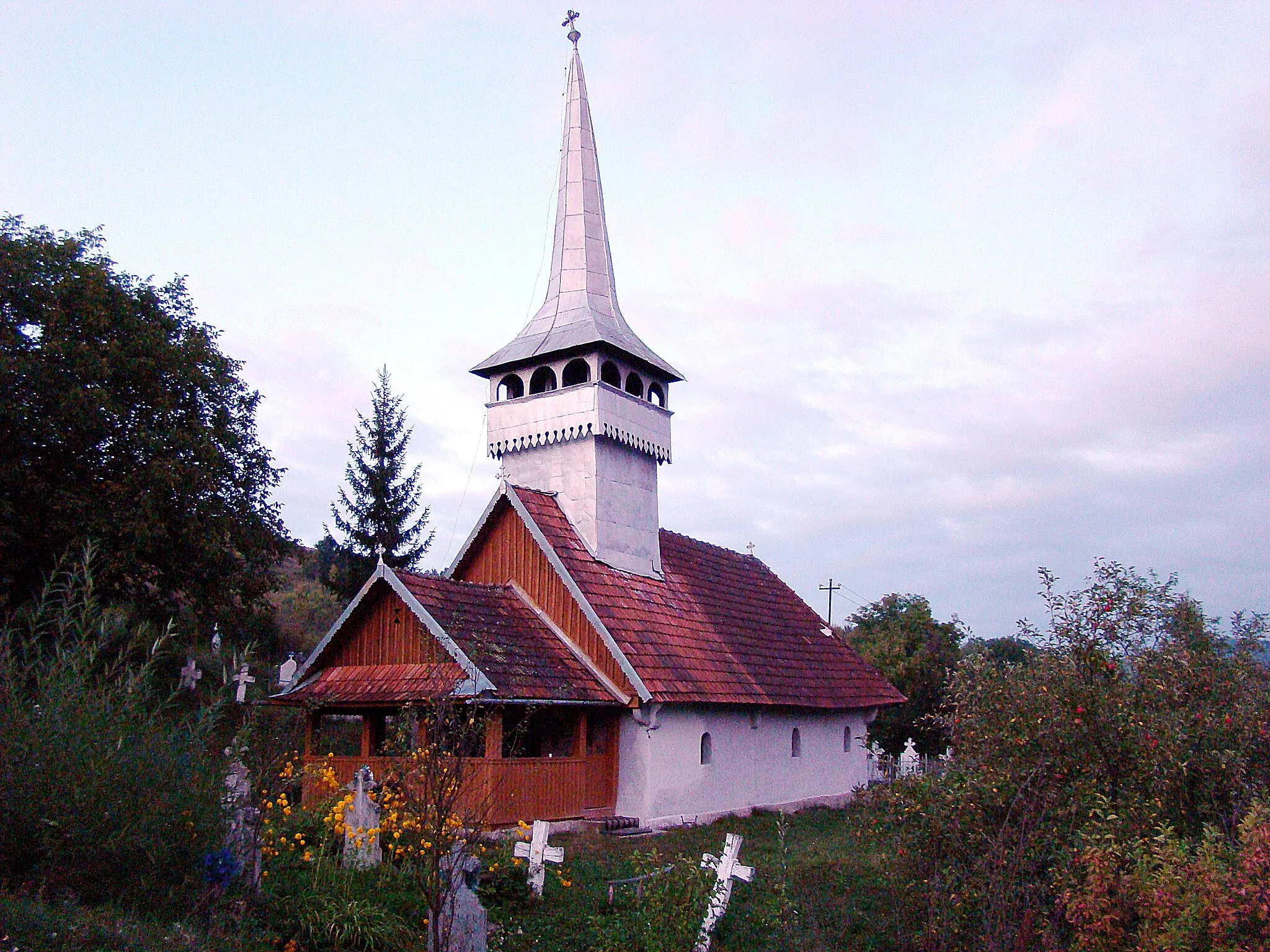 Photo showing: Biserica de lemn din Stejărel