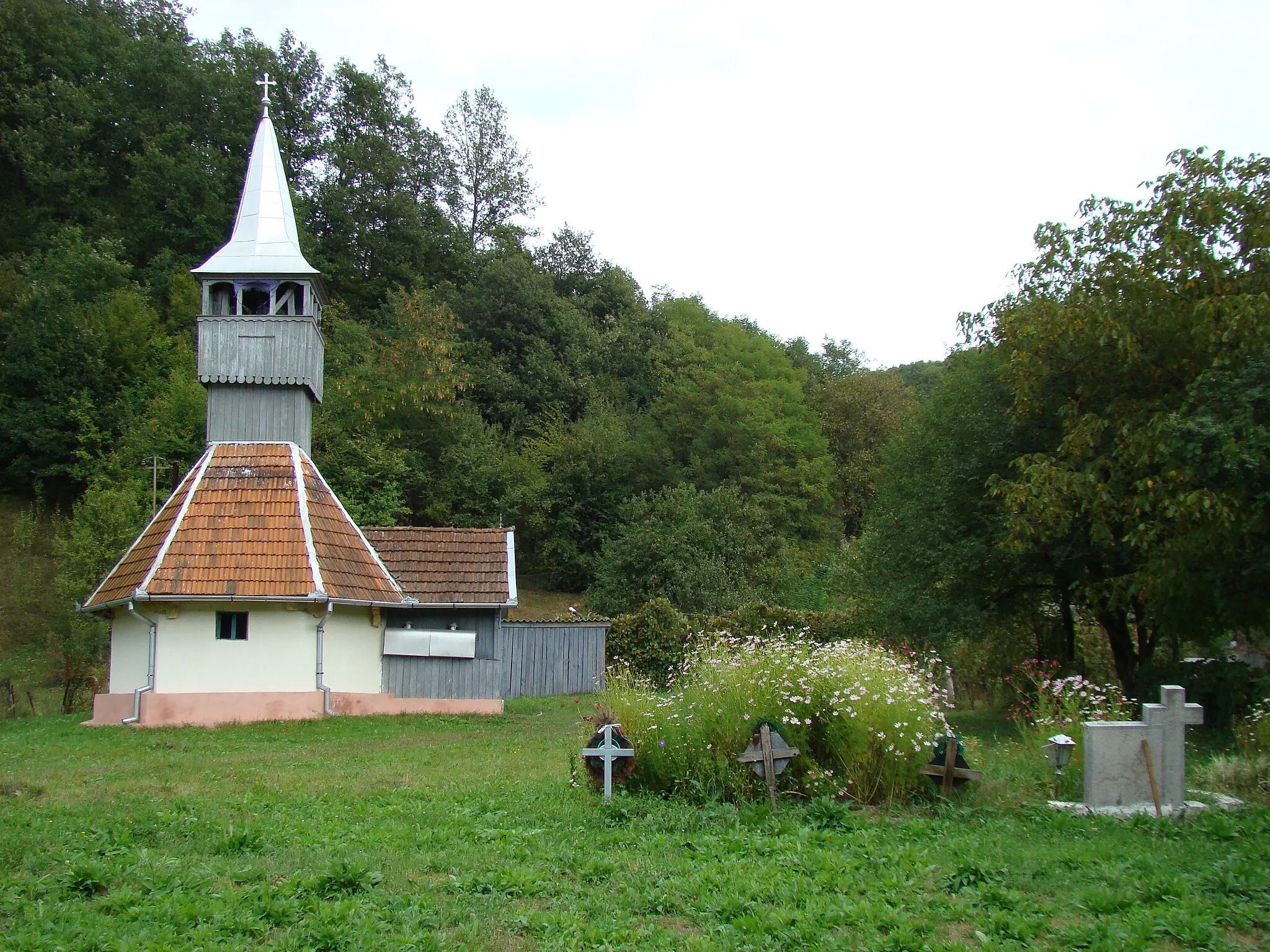 Photo showing: Biserica de lemn „Buna Vestire” din Valea Lungă-Hunedoara