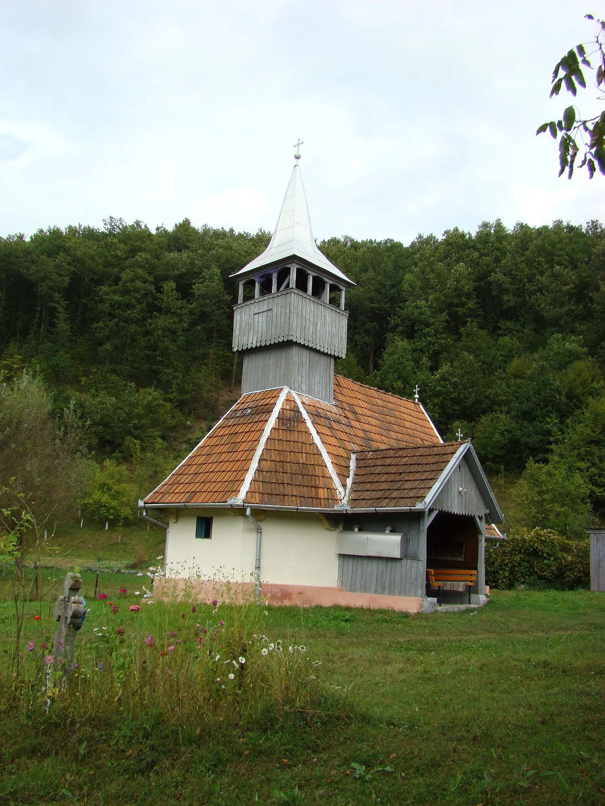 Photo showing: Biserica de lemn „Buna Vestire” din Valea Lungă-Hunedoara