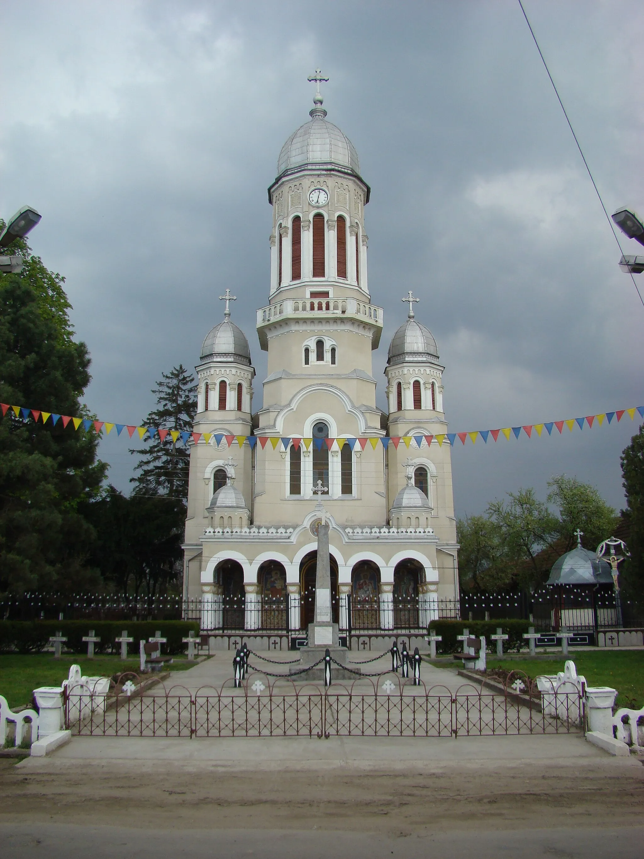 Photo showing: Biserica ortodoxă nouă din Tinca, Bihor