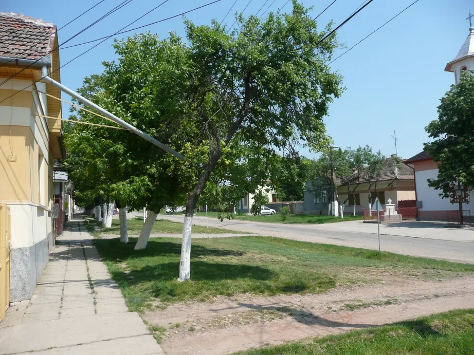 Photo showing: street in Giarmata/Jahrmarkt, Banat region, Romania