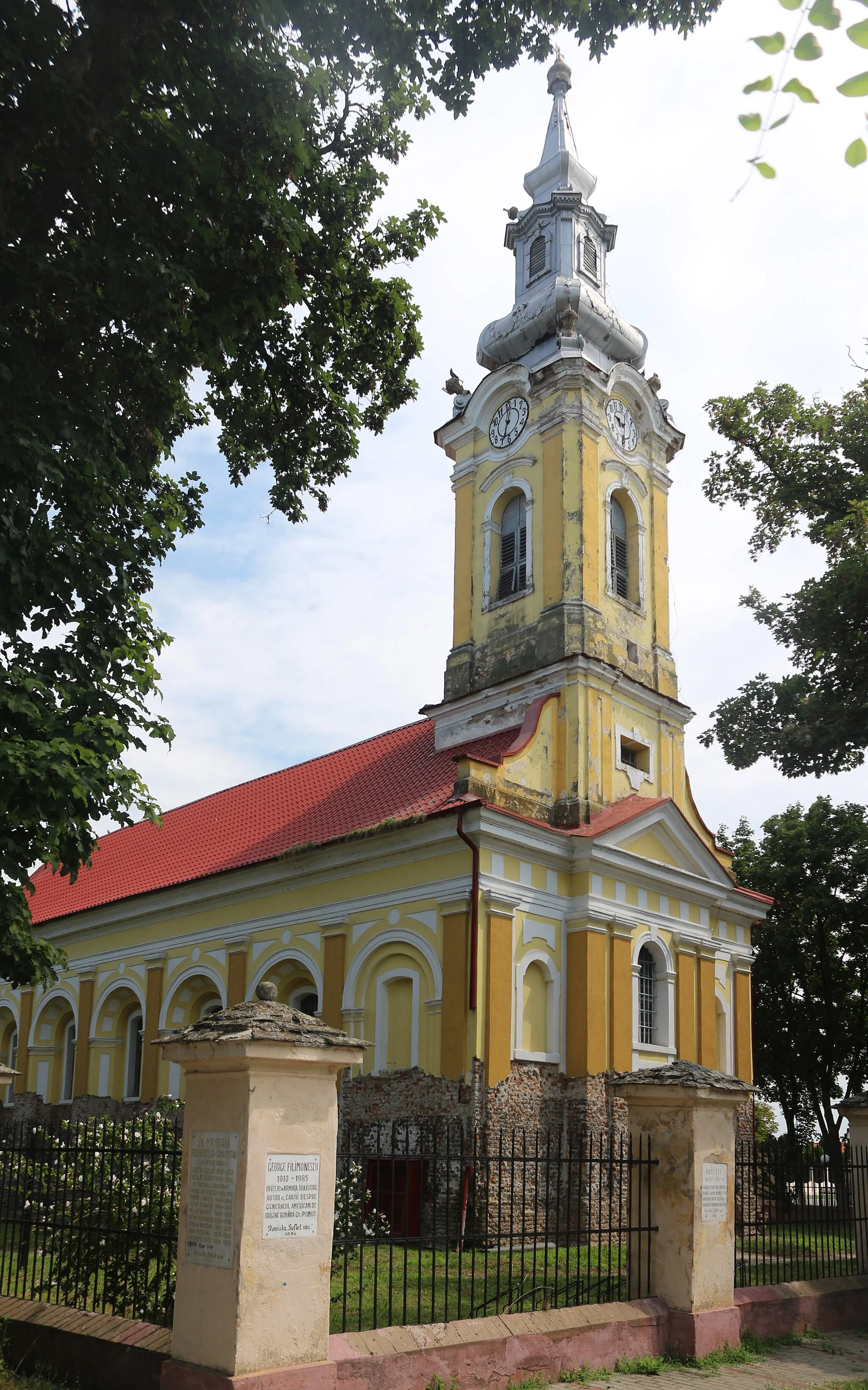 Photo showing: Orthodox church "Adormirea Maicii Domnului", Comloșu Mare, Timiș County, built 1796