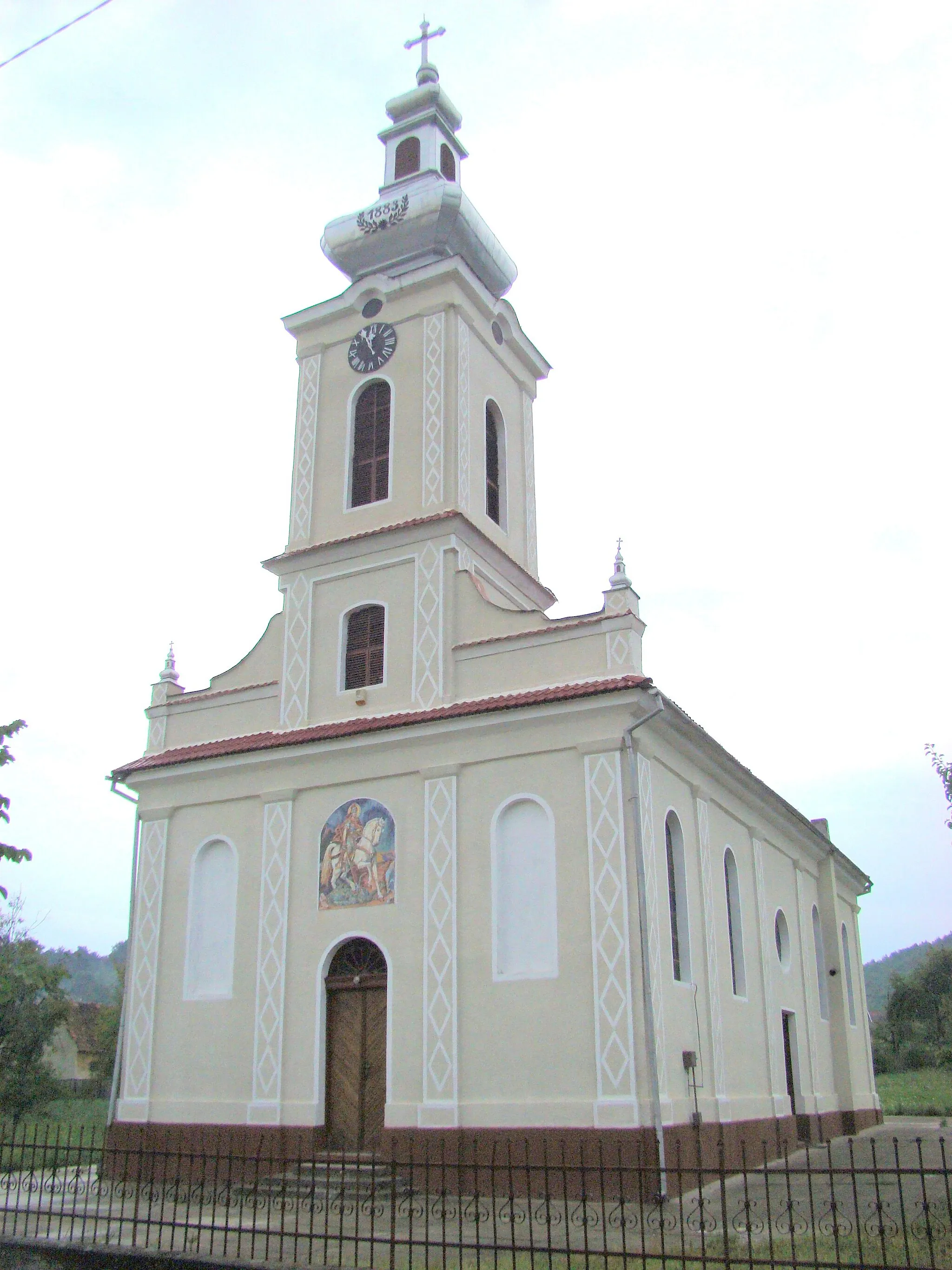 Photo showing: Biserica „Sf. Mucenic Gheorghe” din Petriș, Arad