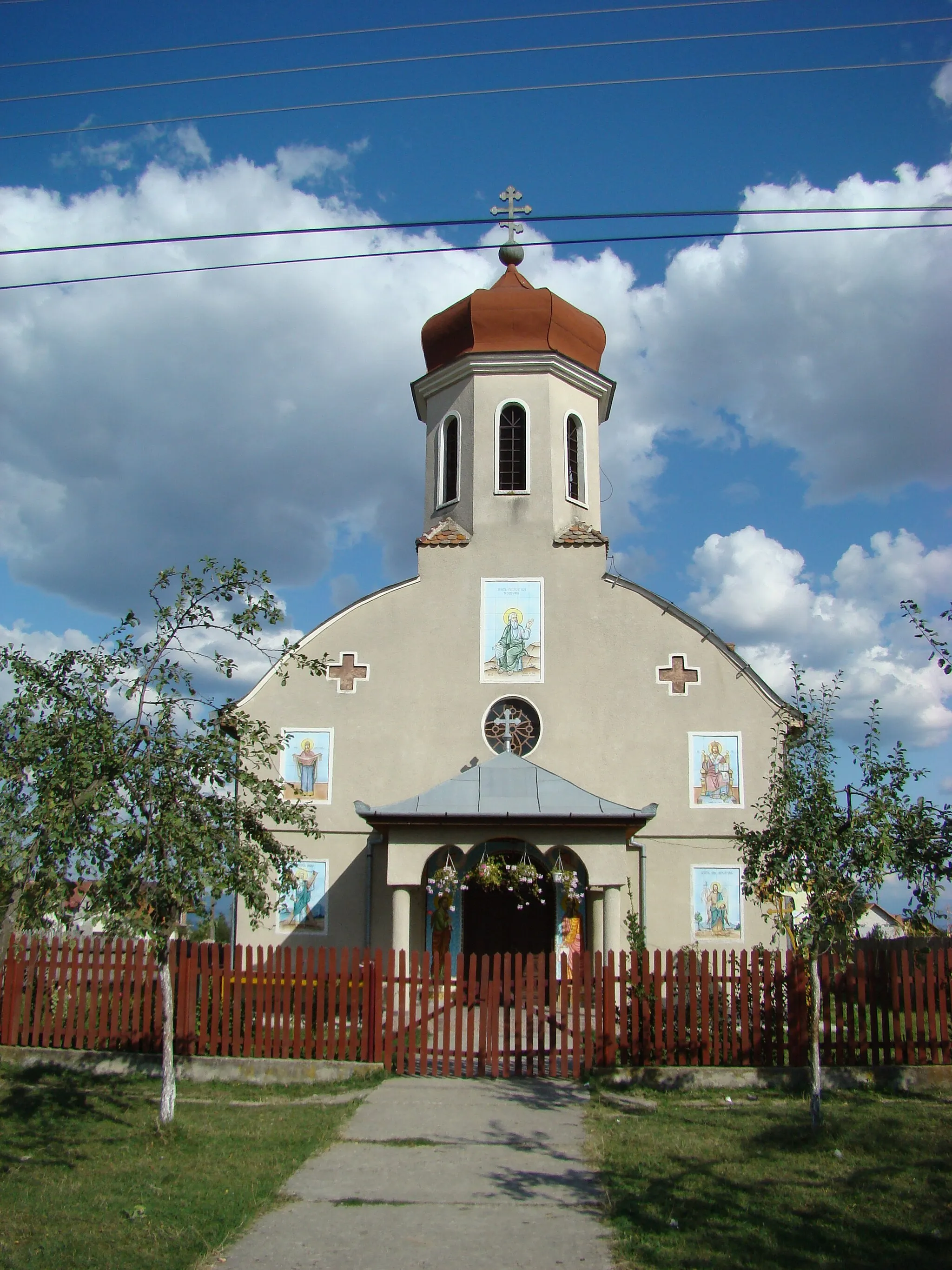 Photo showing: Biserica ortodoxă din Știuca, Timiș