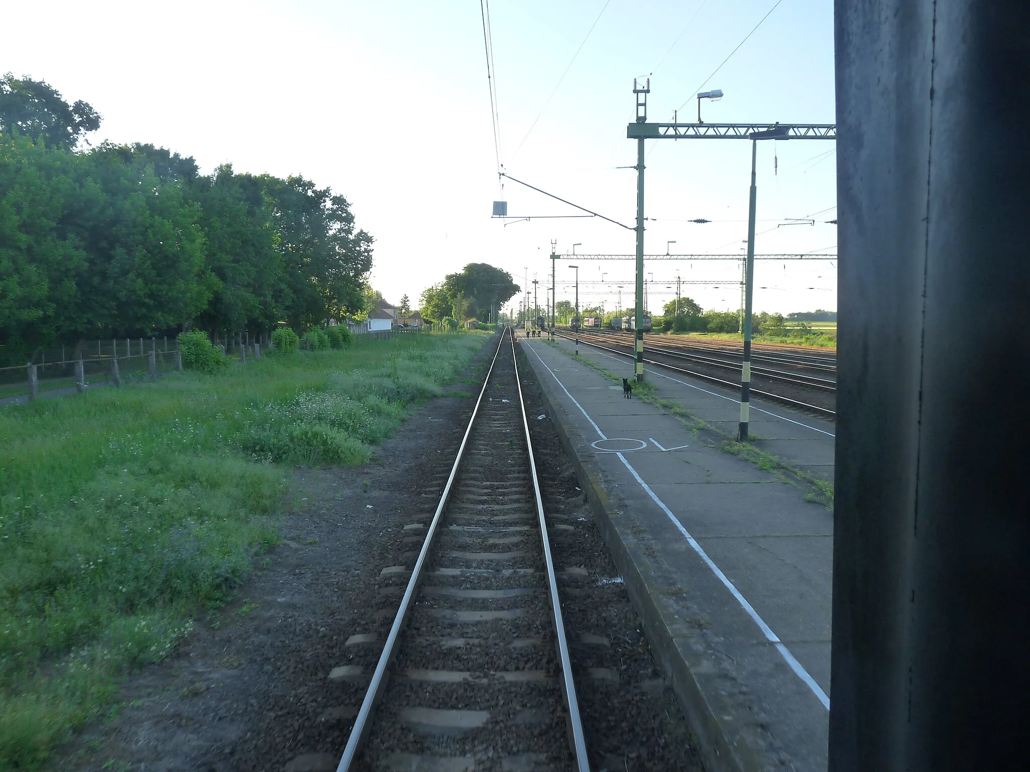 Photo showing: Het grenstraject Lőkösháza - Curtici. Het station Lőkösháza.