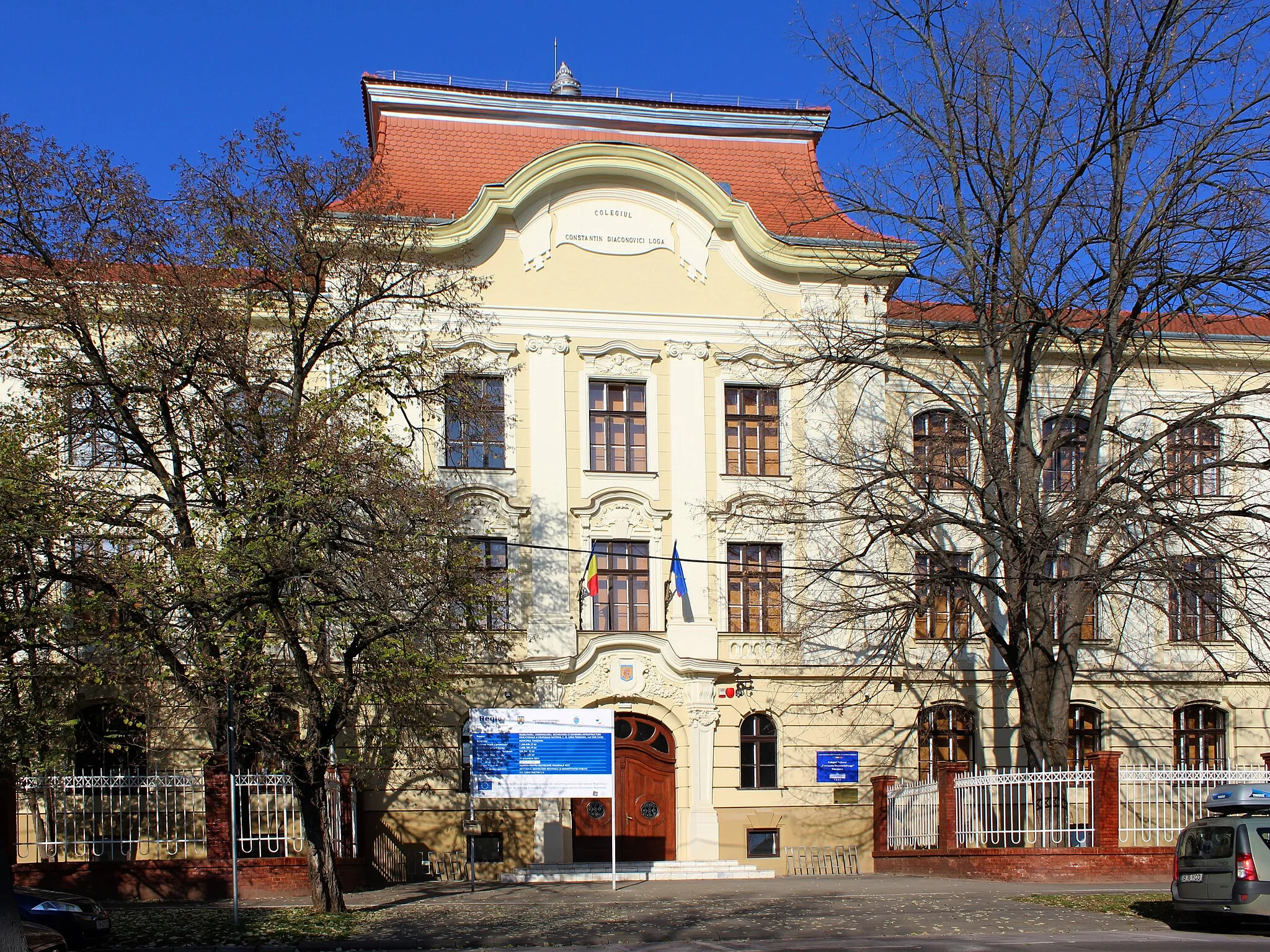 Photo showing: "Constantin Diaconovici Loga" Highschool, Timișoara, Romania