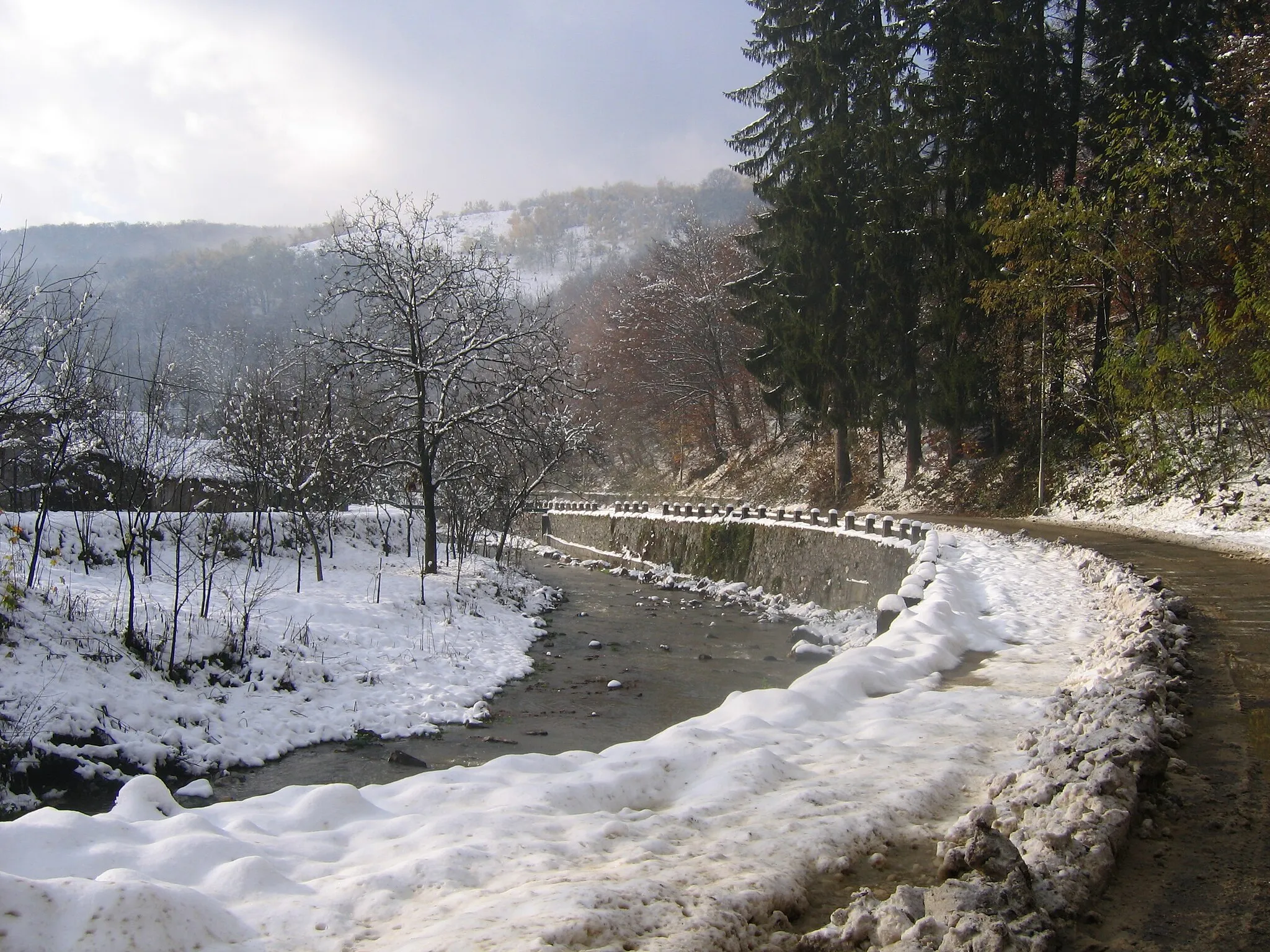 Photo showing: Romania, Arad County, Kőrös River at Moneasa
