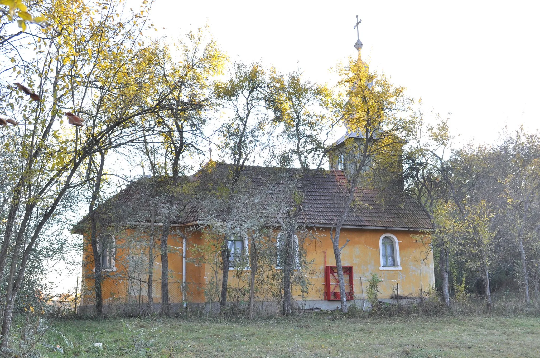 Photo showing: Biserica de lemn „Înălțarea Domnului” din Groși, județul Arad