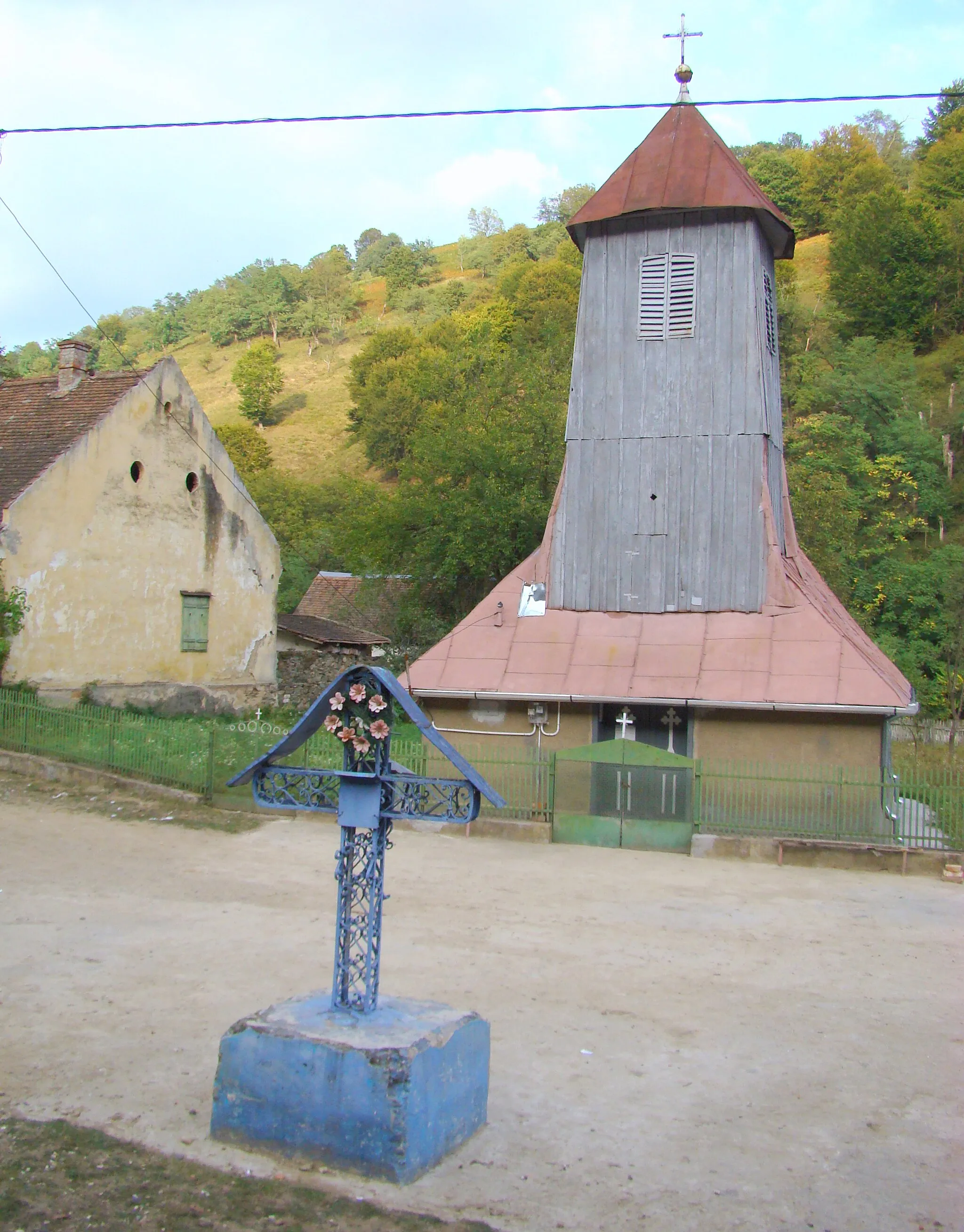 Photo showing: Biserica de lemn din Calina, Caraș-Severin