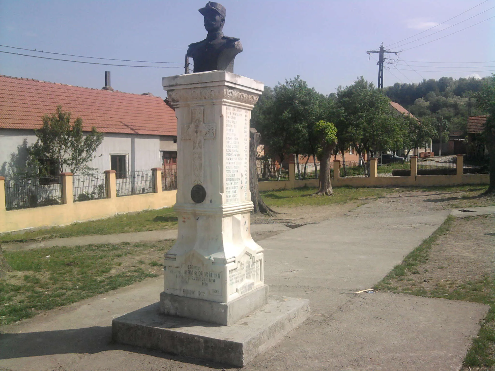 Photo showing: War memorial in Borlova