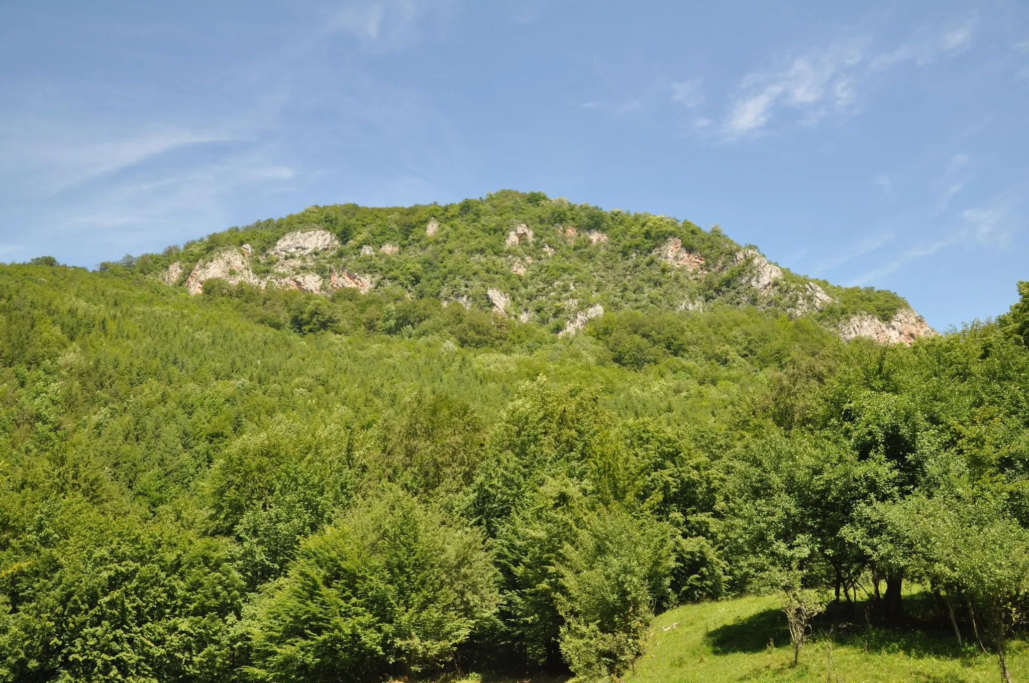 Photo showing: "Piatra Rosie" Dacian fortress