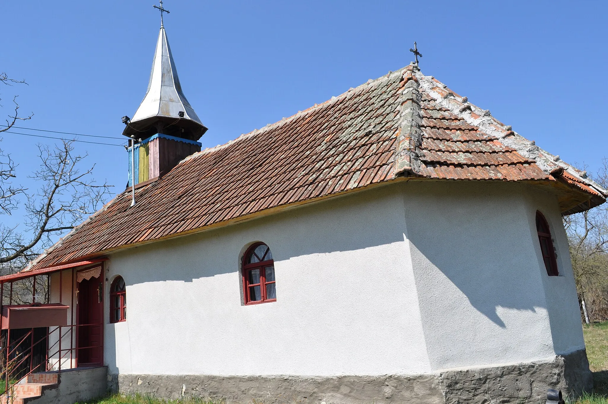 Photo showing: Biserica de lemn din Panc-Săliște, județul Hunedoara
