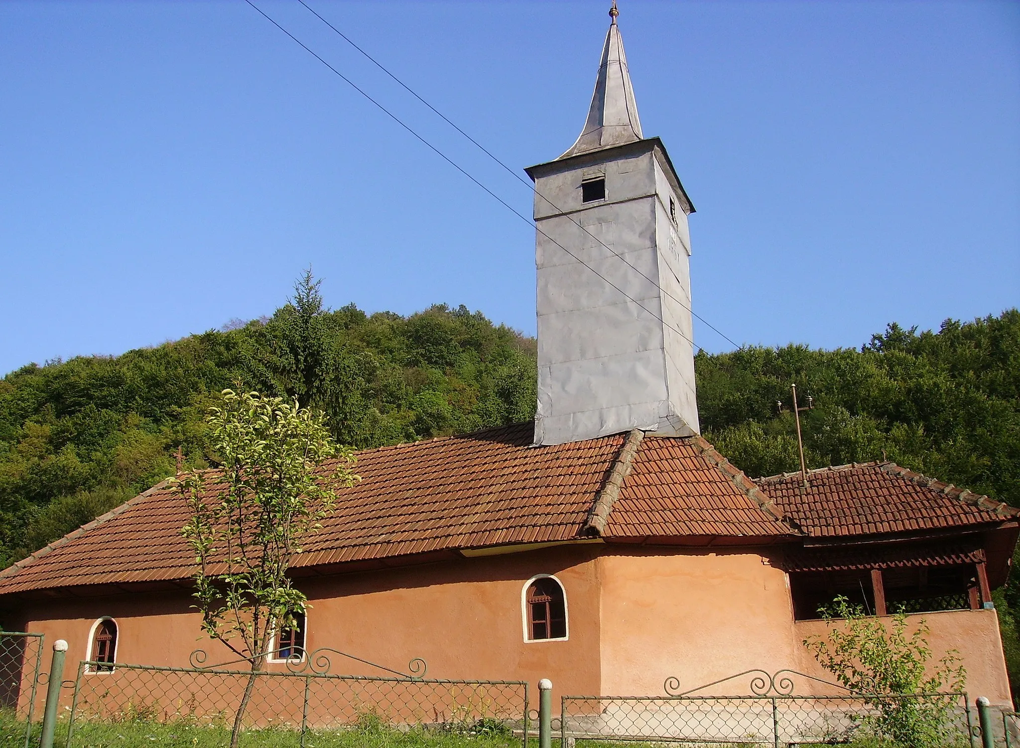 Photo showing: Biserica de lemn din Godinești, județul Hunedoara