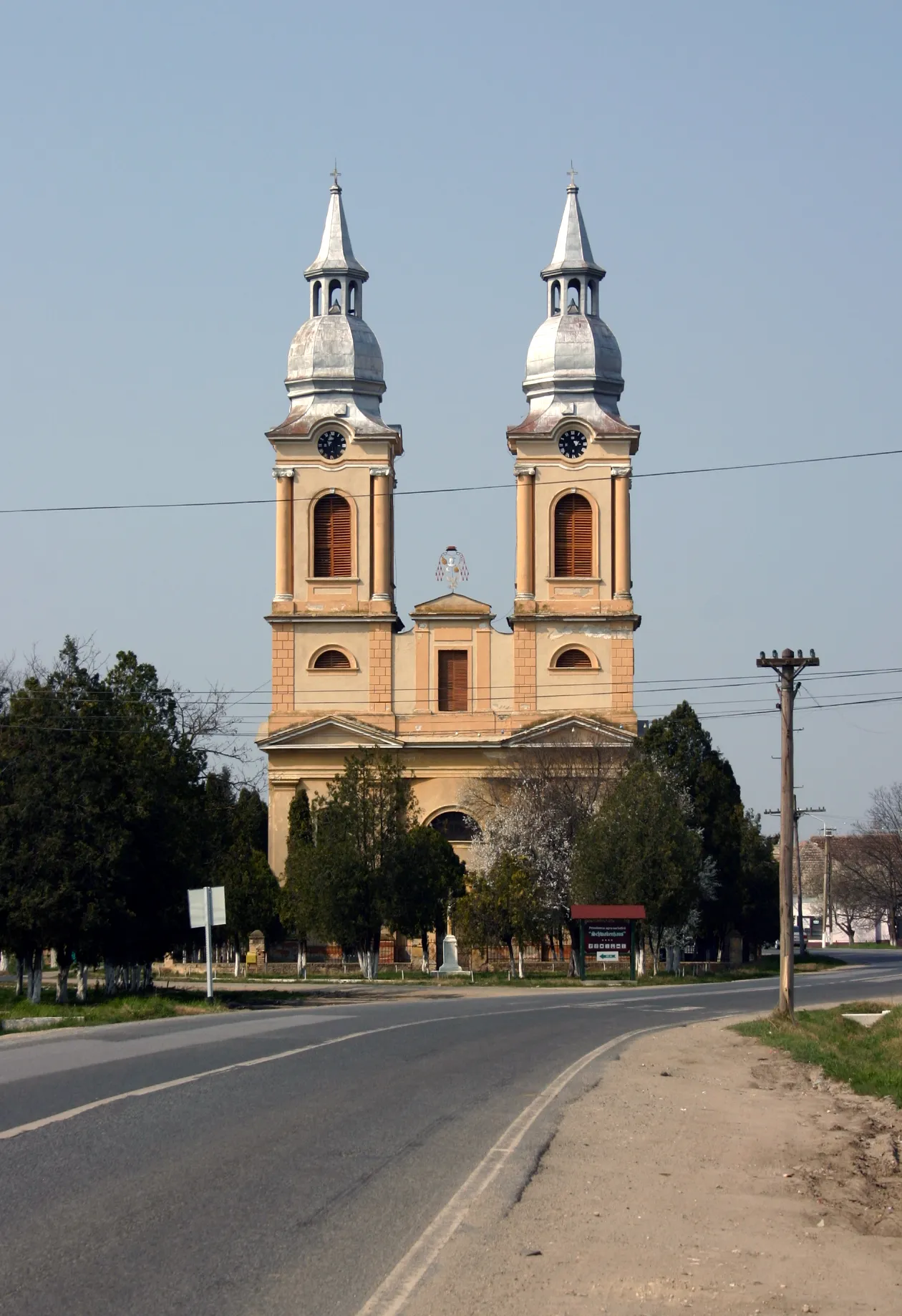 Photo showing: Church of Sándorháza (Sandra)
