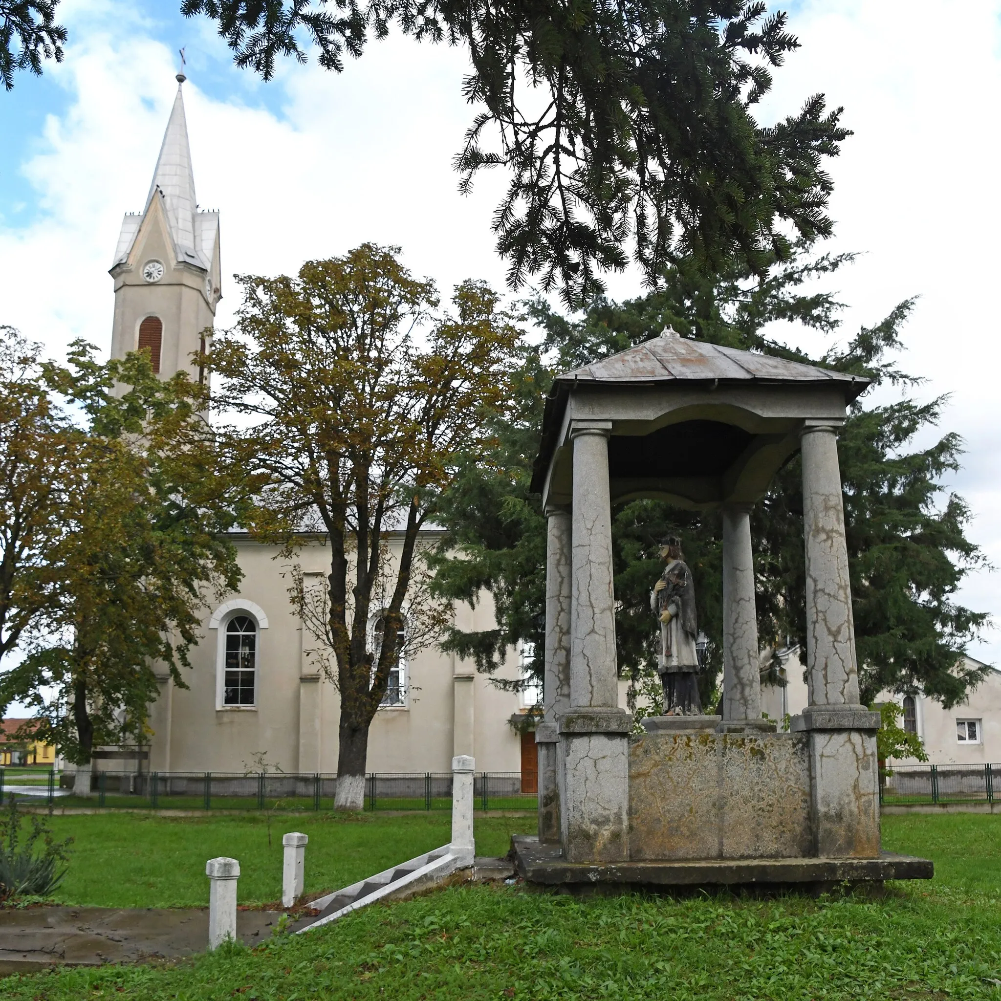 Photo showing: Statue of Saint John of Nepomuk in Darova, Romania