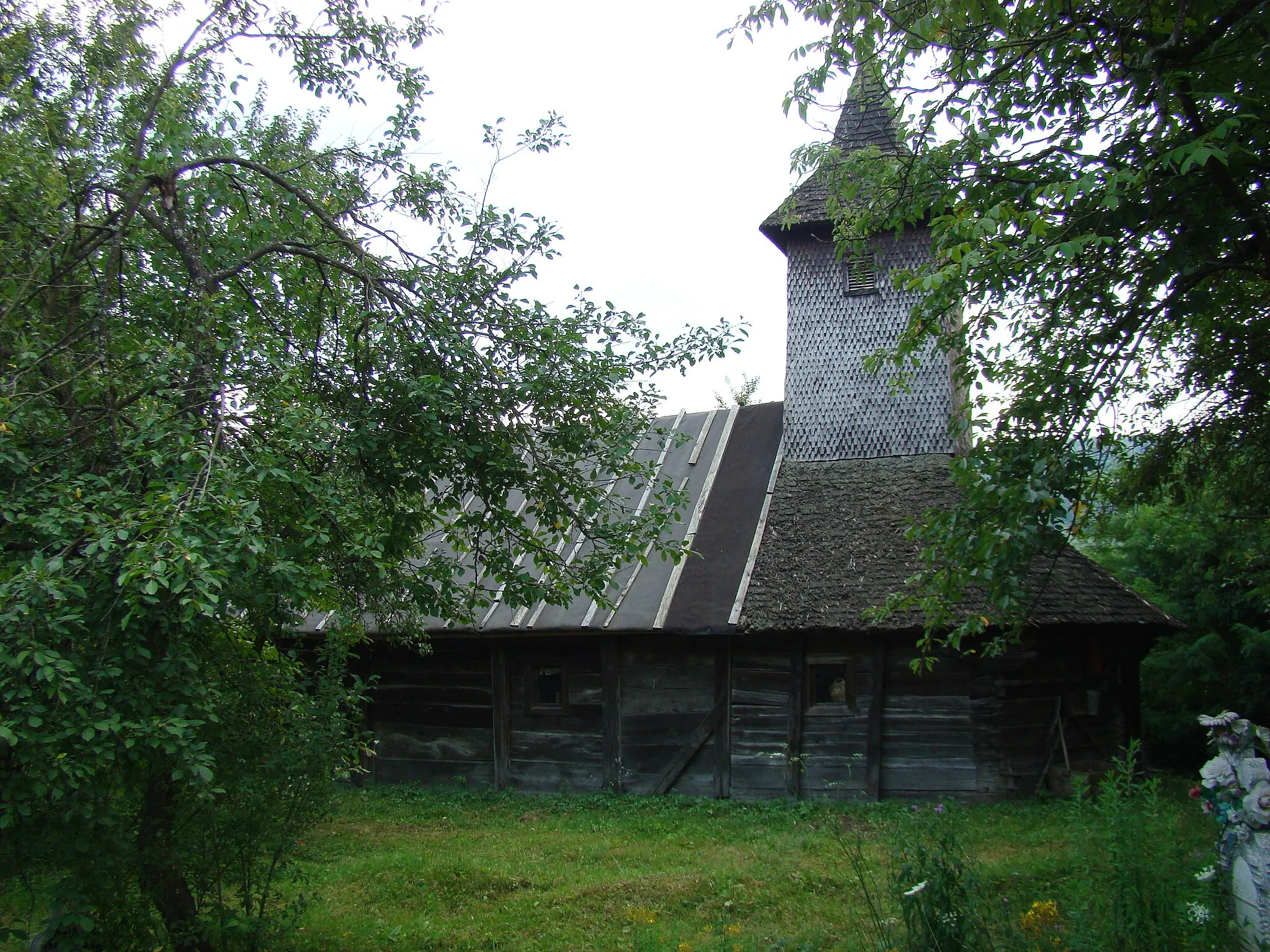 Photo showing: Biserica de lemn din Crivina de Sus-Timiș