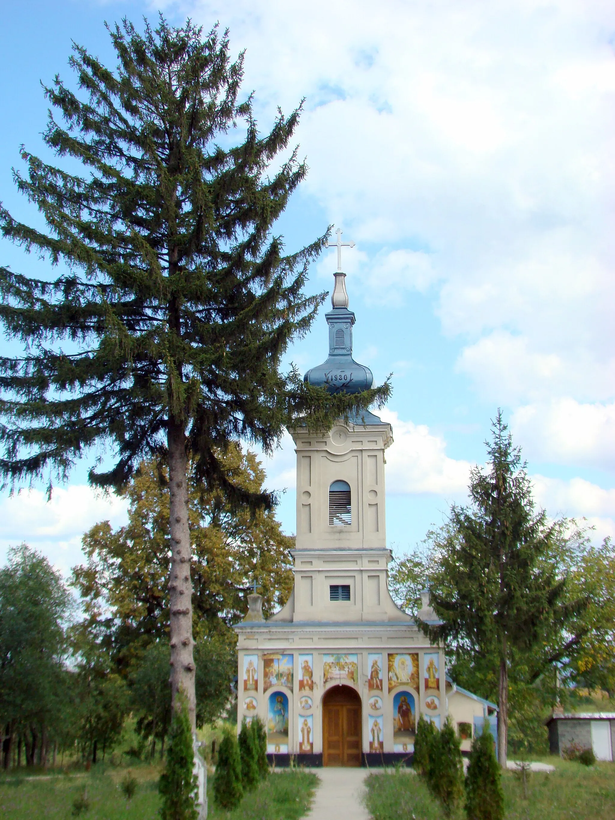 Photo showing: Church of the Dormition in Oloșag, Timiș County, Romania
