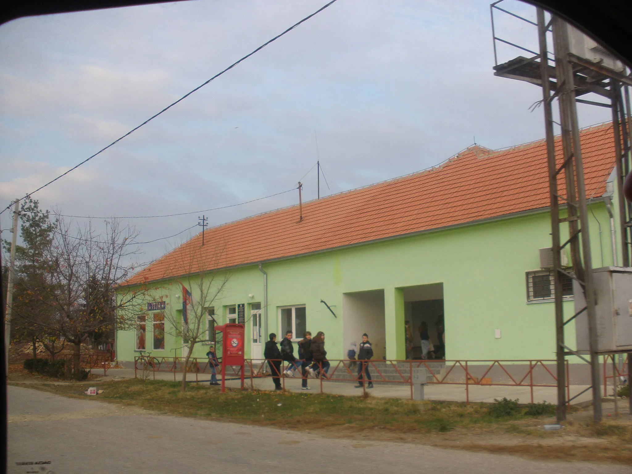 Photo showing: school in Markovićevo in Vojvodina
