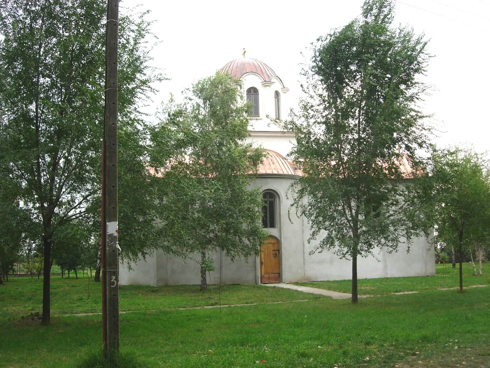 Photo showing: The new Orthodox church in Banatsko Višnjićevo.