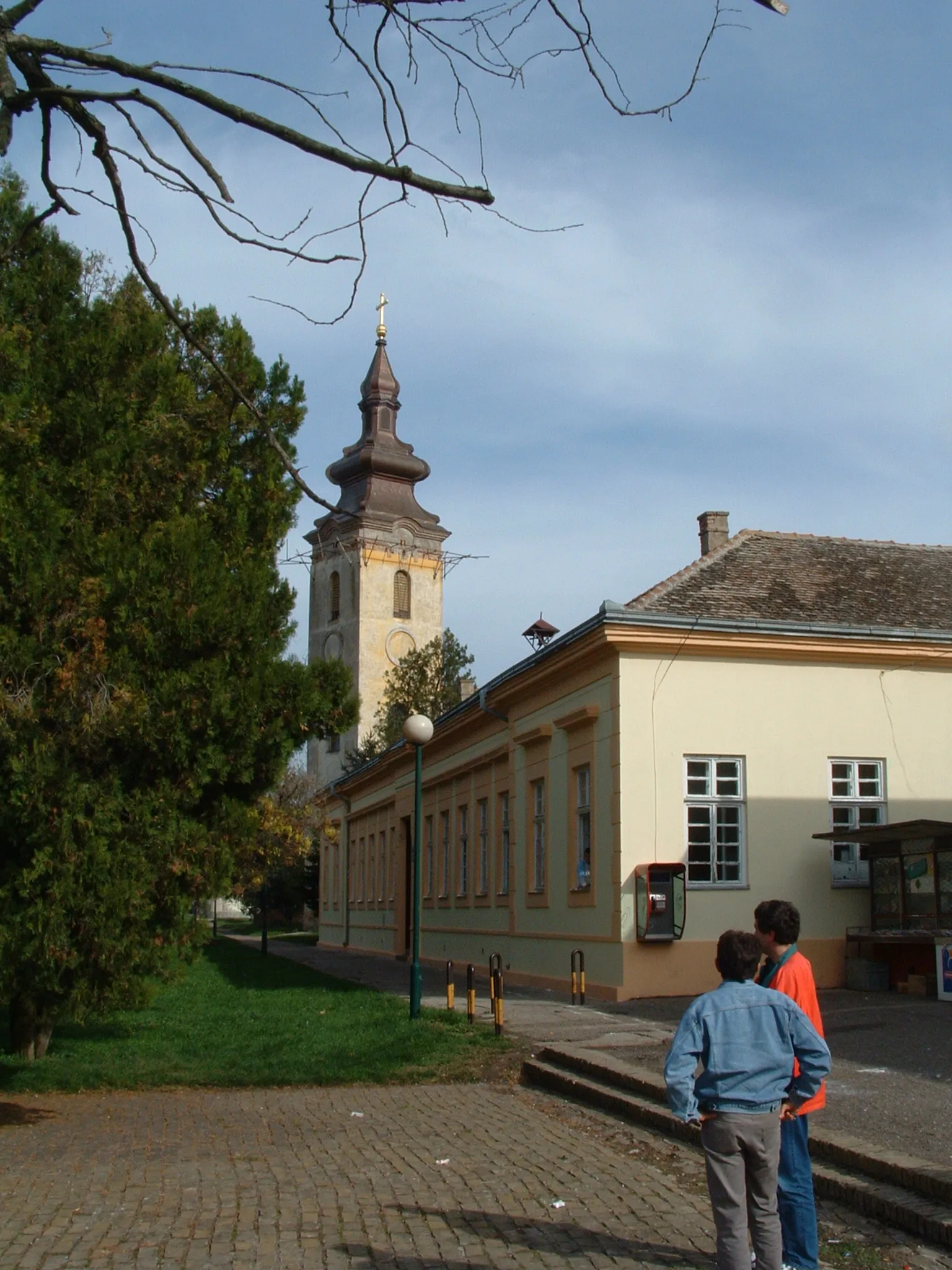 Photo showing: Domy v centrální části vesnice Šašinci, Srbsko