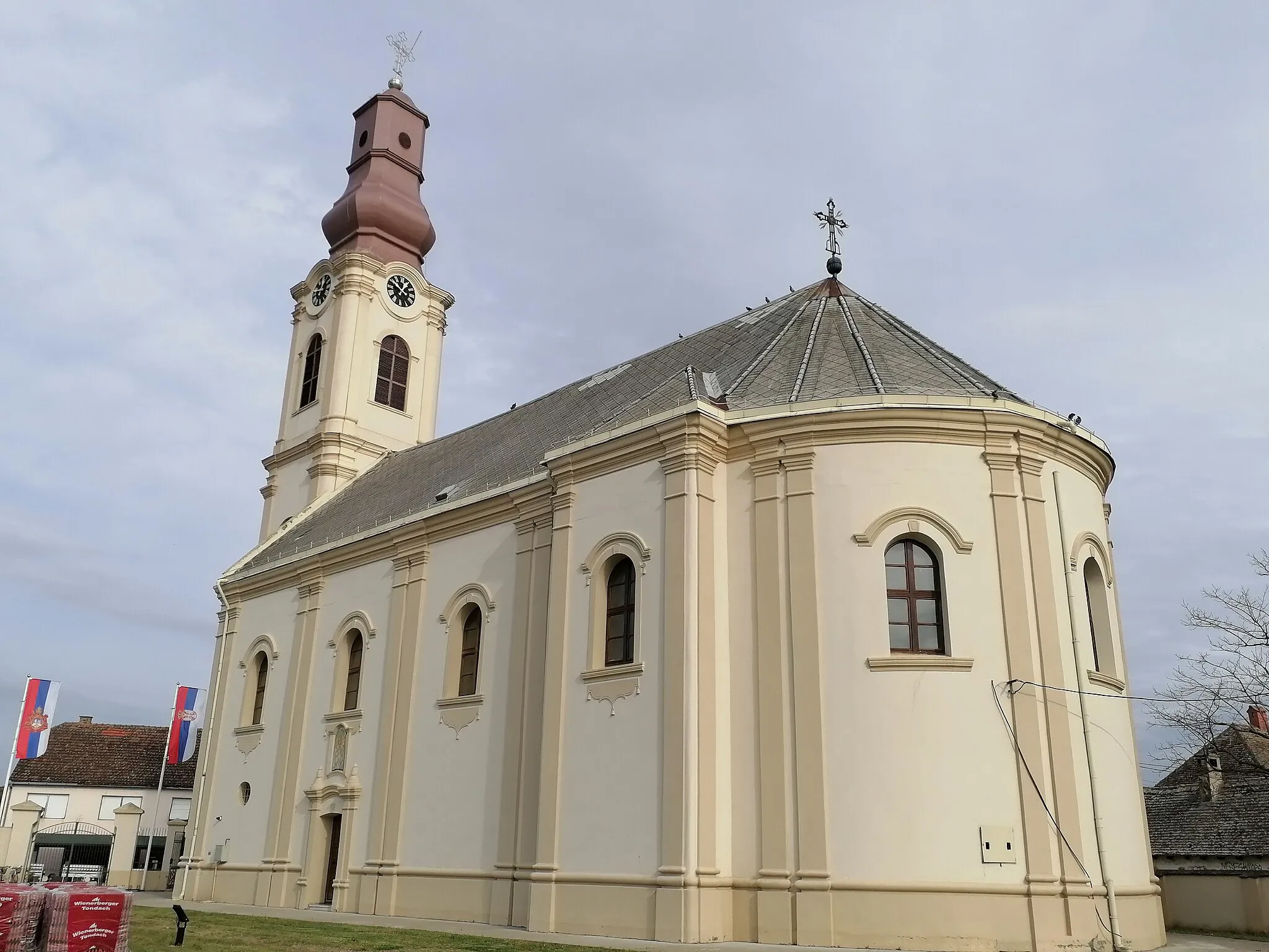 Photo showing: Свјетлопис православне цр.у Старим Бановцима.