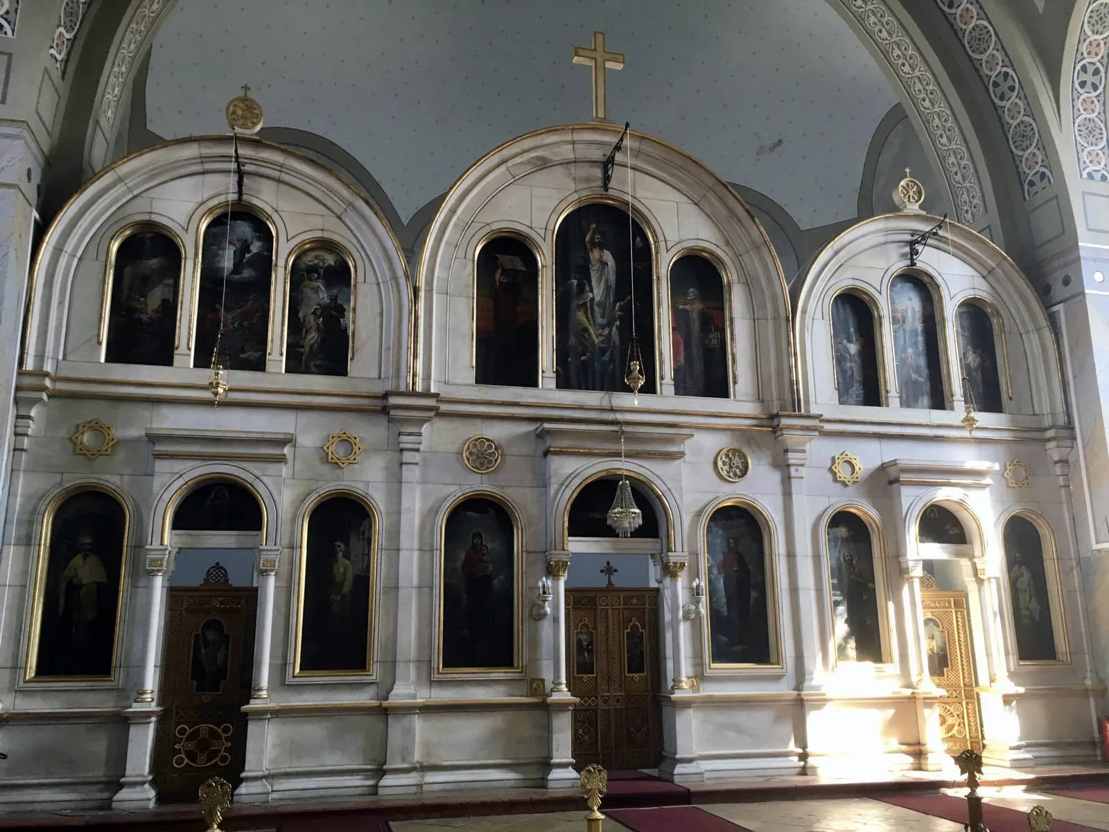 Photo showing: Church of the Ascension of Christ, Kovilj - interior