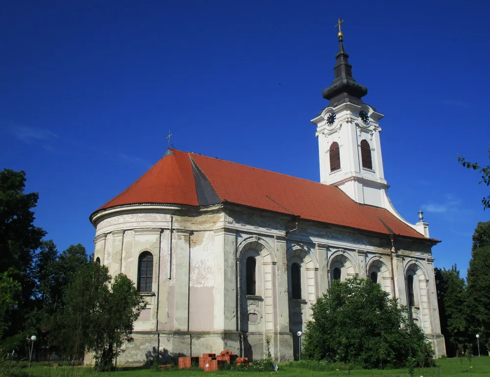 Photo showing: Orthodox church in Bašaid (municipality in Kikinda)