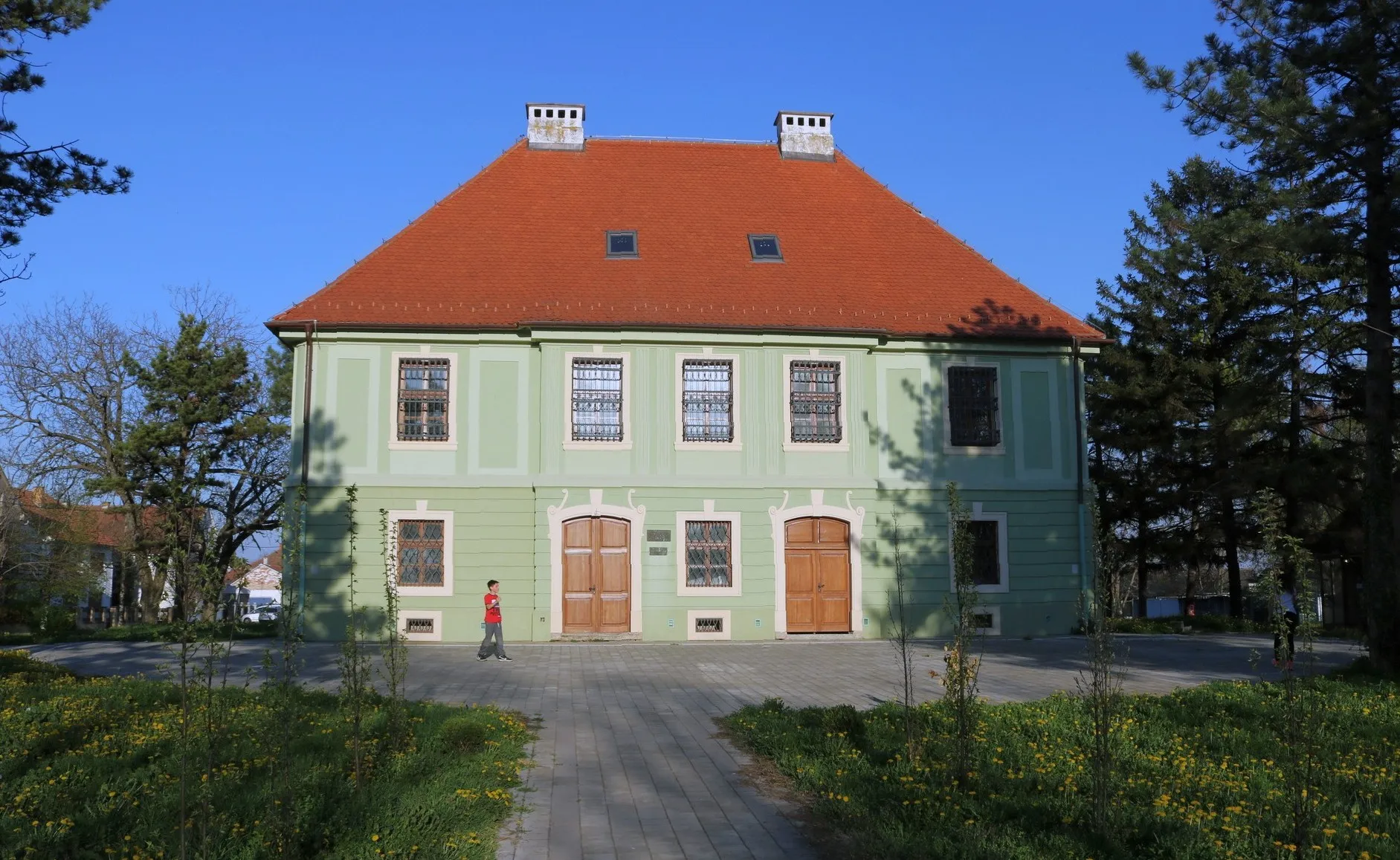 Photo showing: Palace Šlos in Golubinci, AP Vojvodina, Serbia.