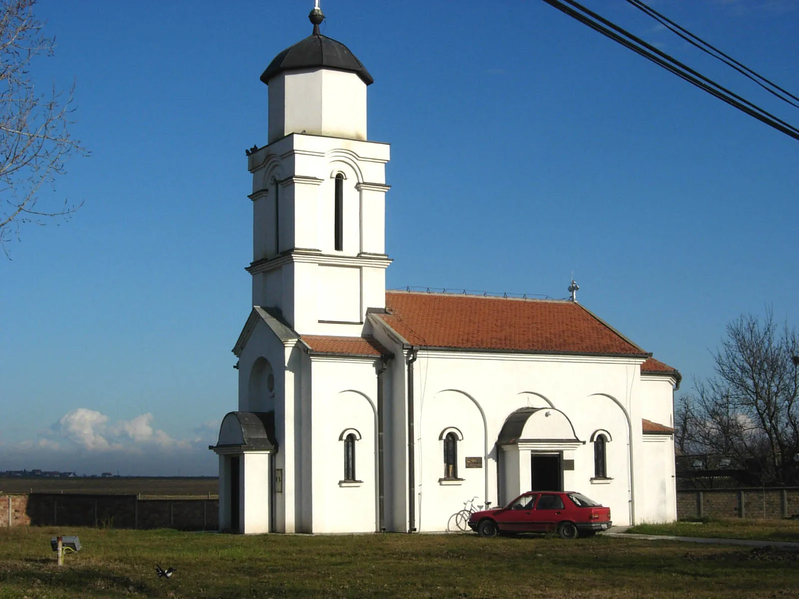 Photo showing: The new Orthodox church in Ljukovo, Serbia.