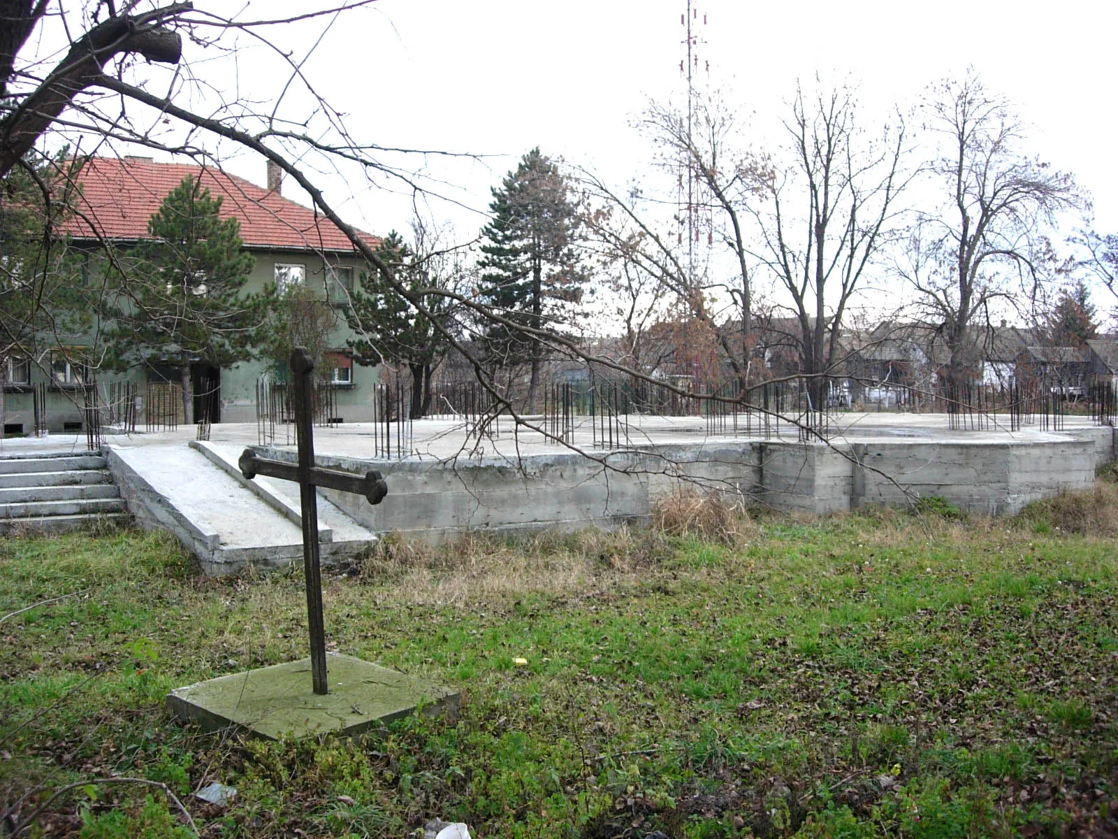 Photo showing: The future Orthodox church in Bačko Dobro Polje.