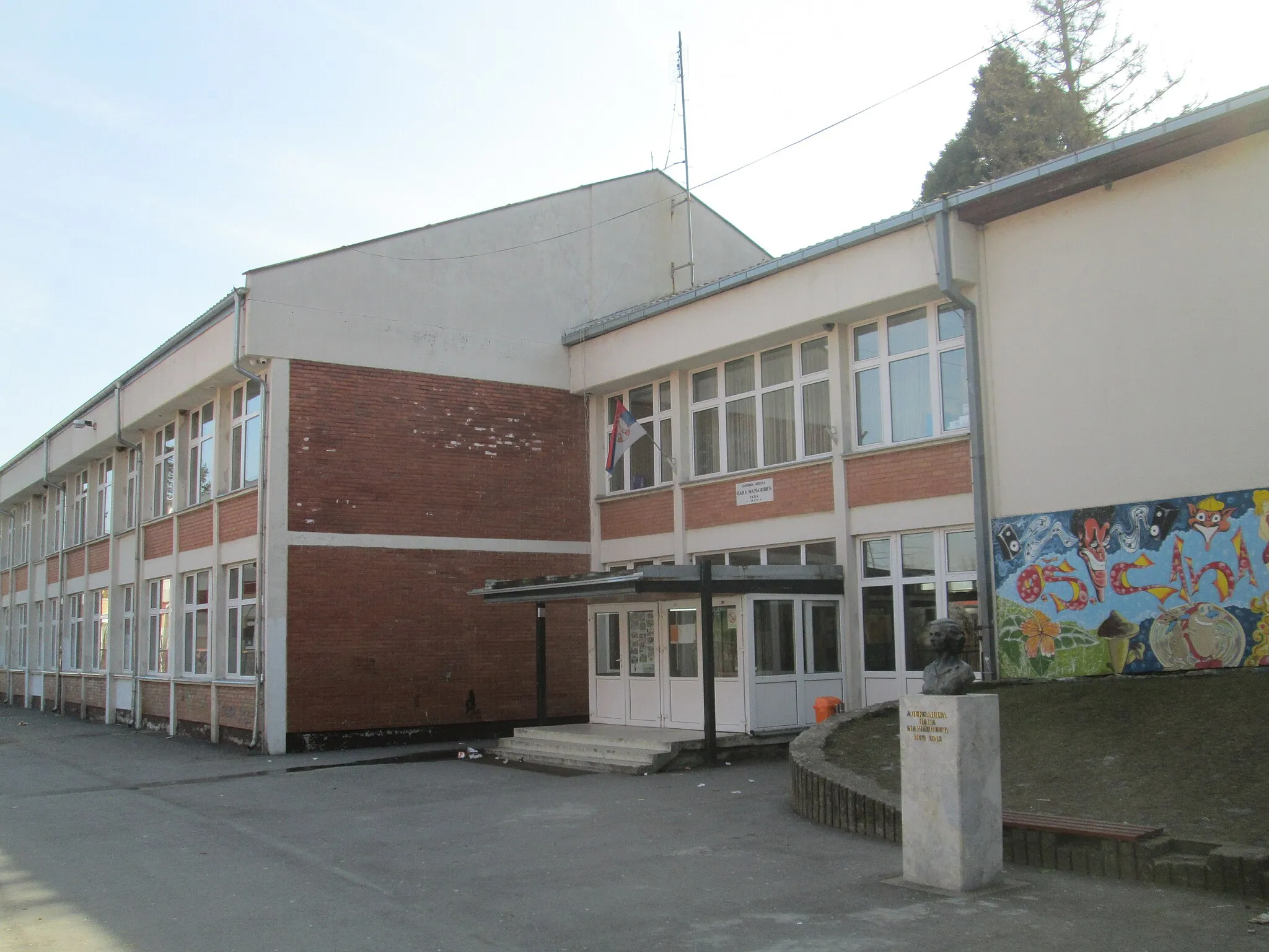Photo showing: Primary school "Cana Marjanovic", Ralja.