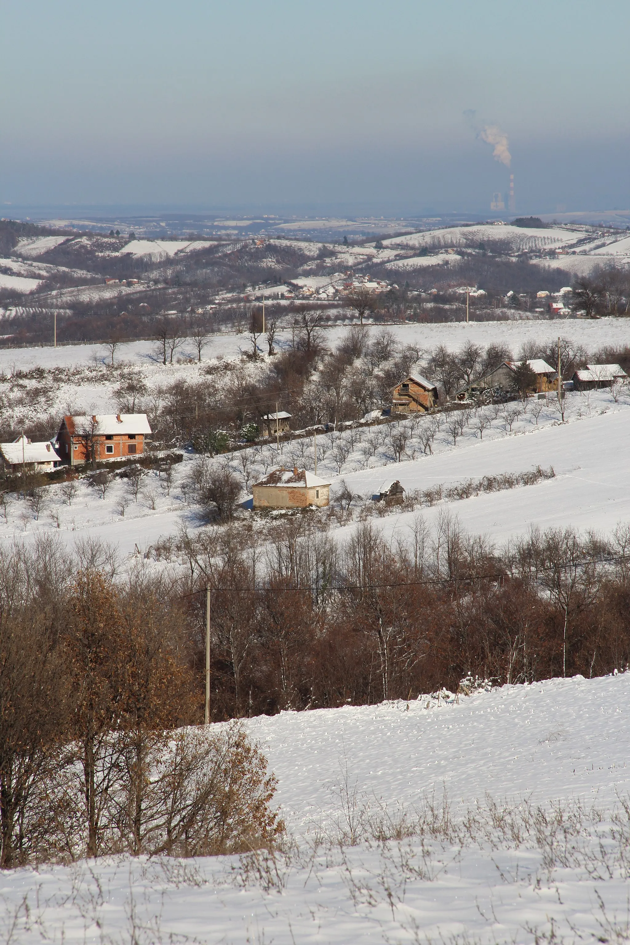 Photo showing: Ogladjenovac village - Municipality of Valjevo - Western Serbia - panorama 17