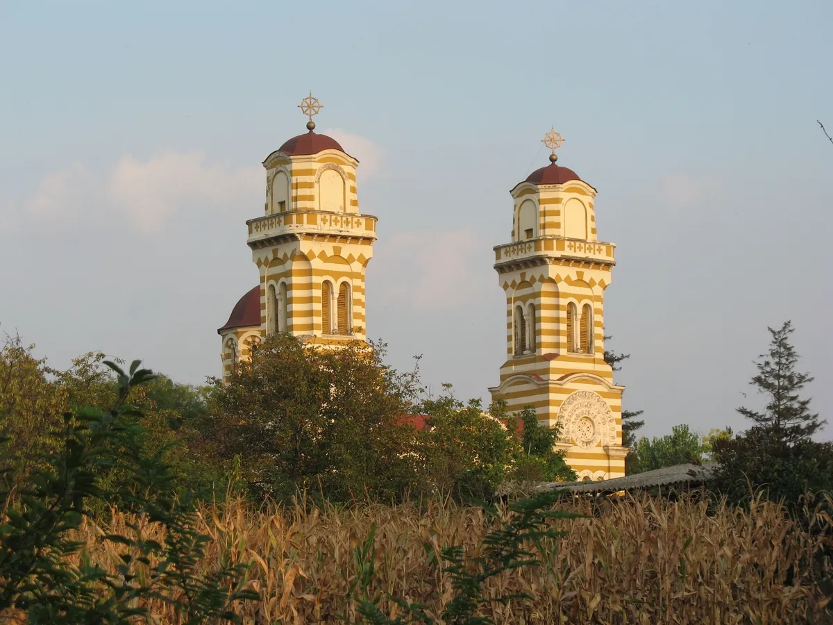 Photo showing: Orthodox church in Ovča, near Belgrade, Serbia.