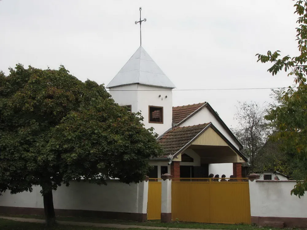 Photo showing: Slovak evangelical church in Ašanja (Vojvodina, Serbia).