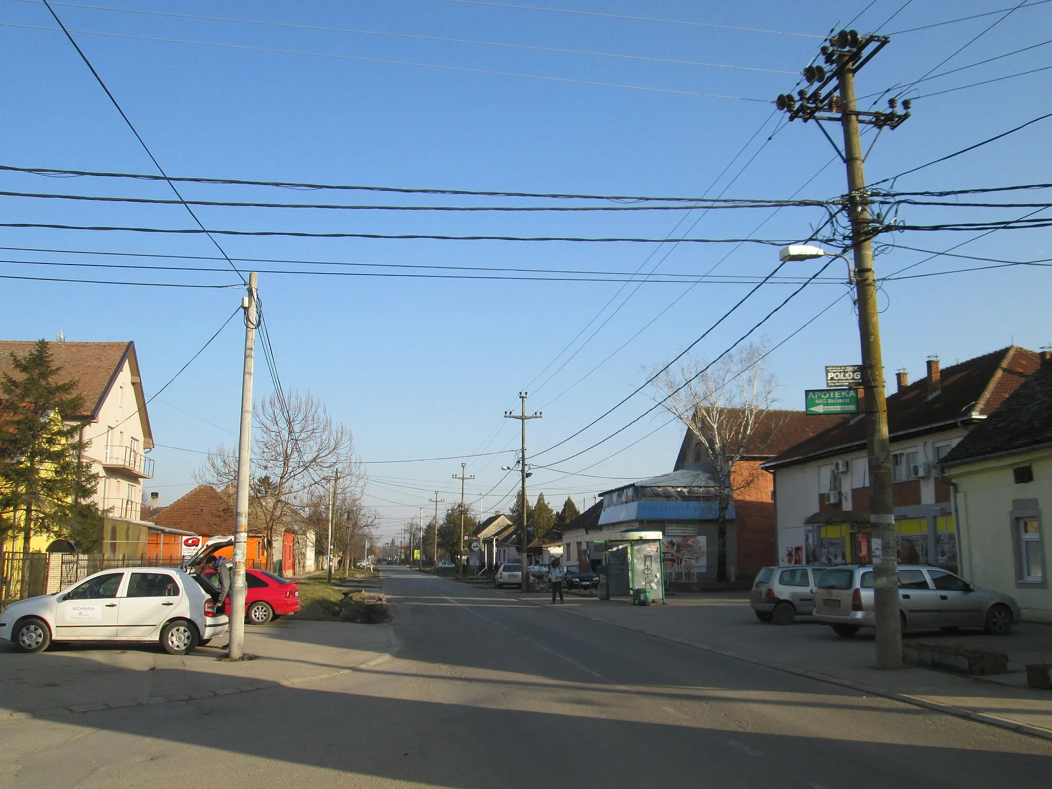 Photo showing: Street in Bečmen