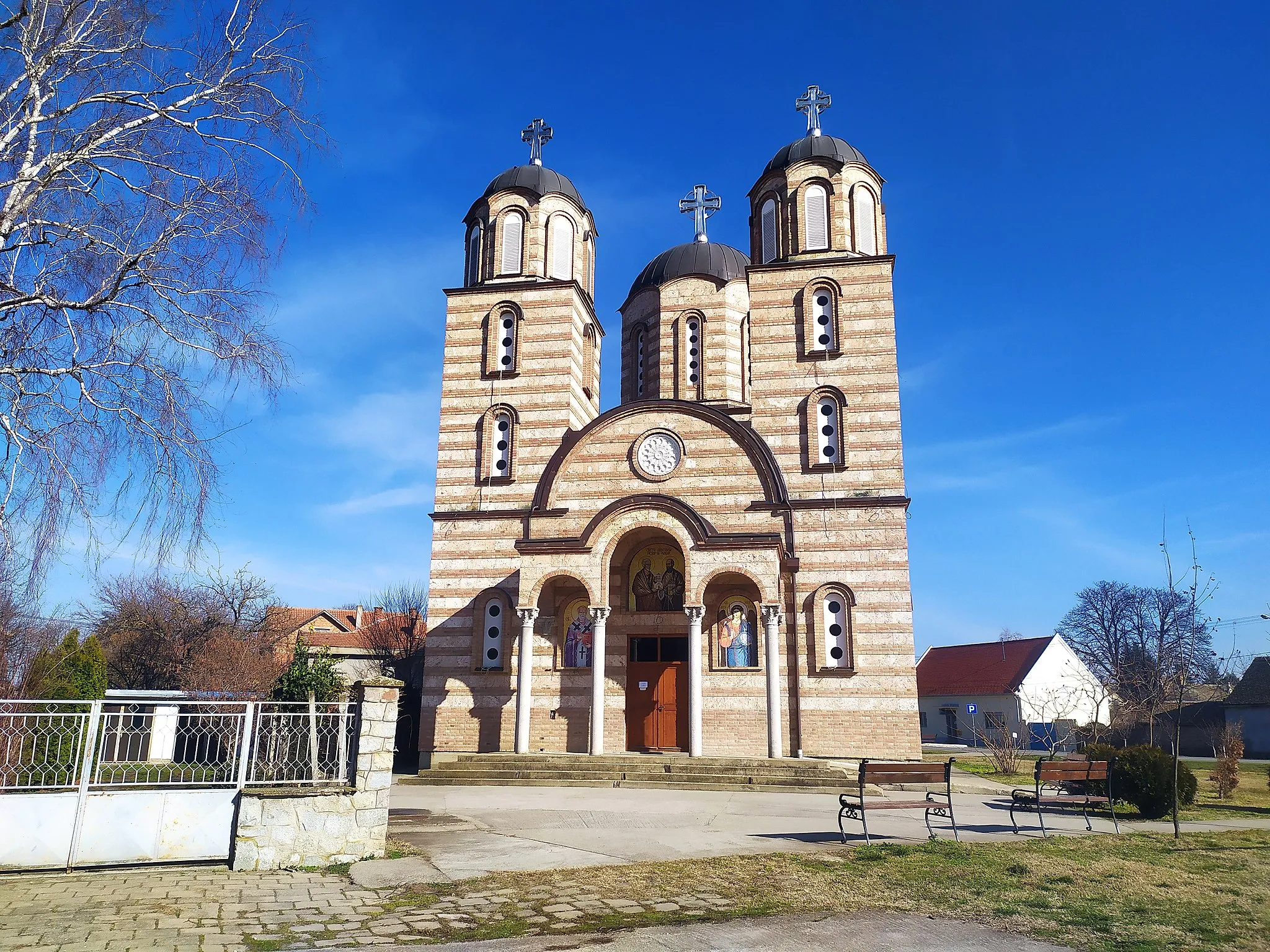 Photo showing: Храм Светих Апостола Петра и Павла у Глогоњу (град Панчево).
