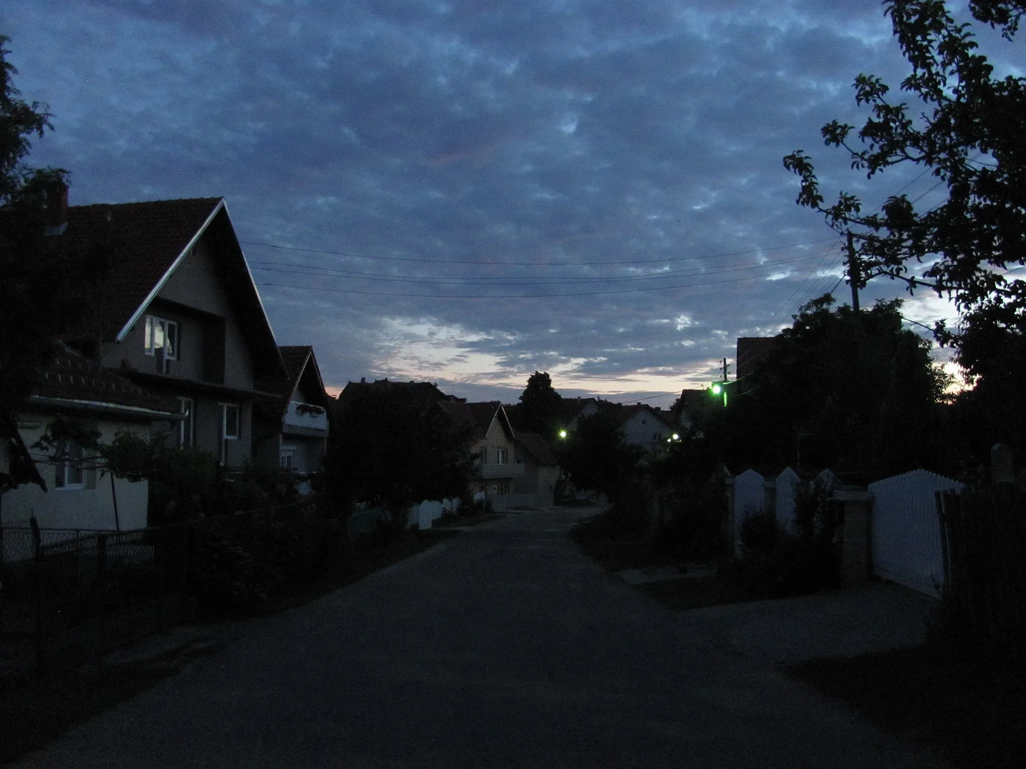 Photo showing: Miroč village at night, Majdanpek, Serbia, June 2017