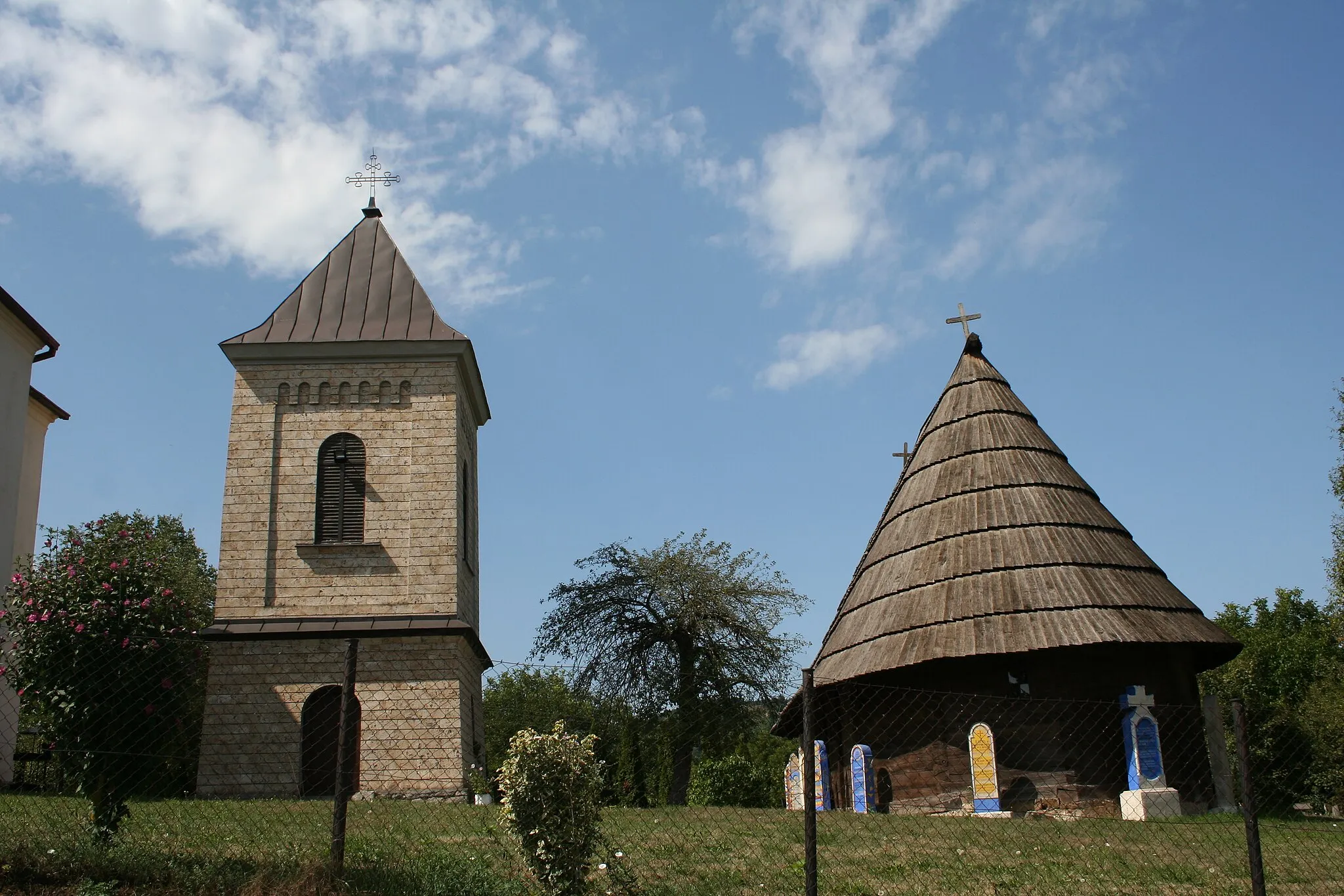 Photo showing: Crkva brvnara Seča Reka