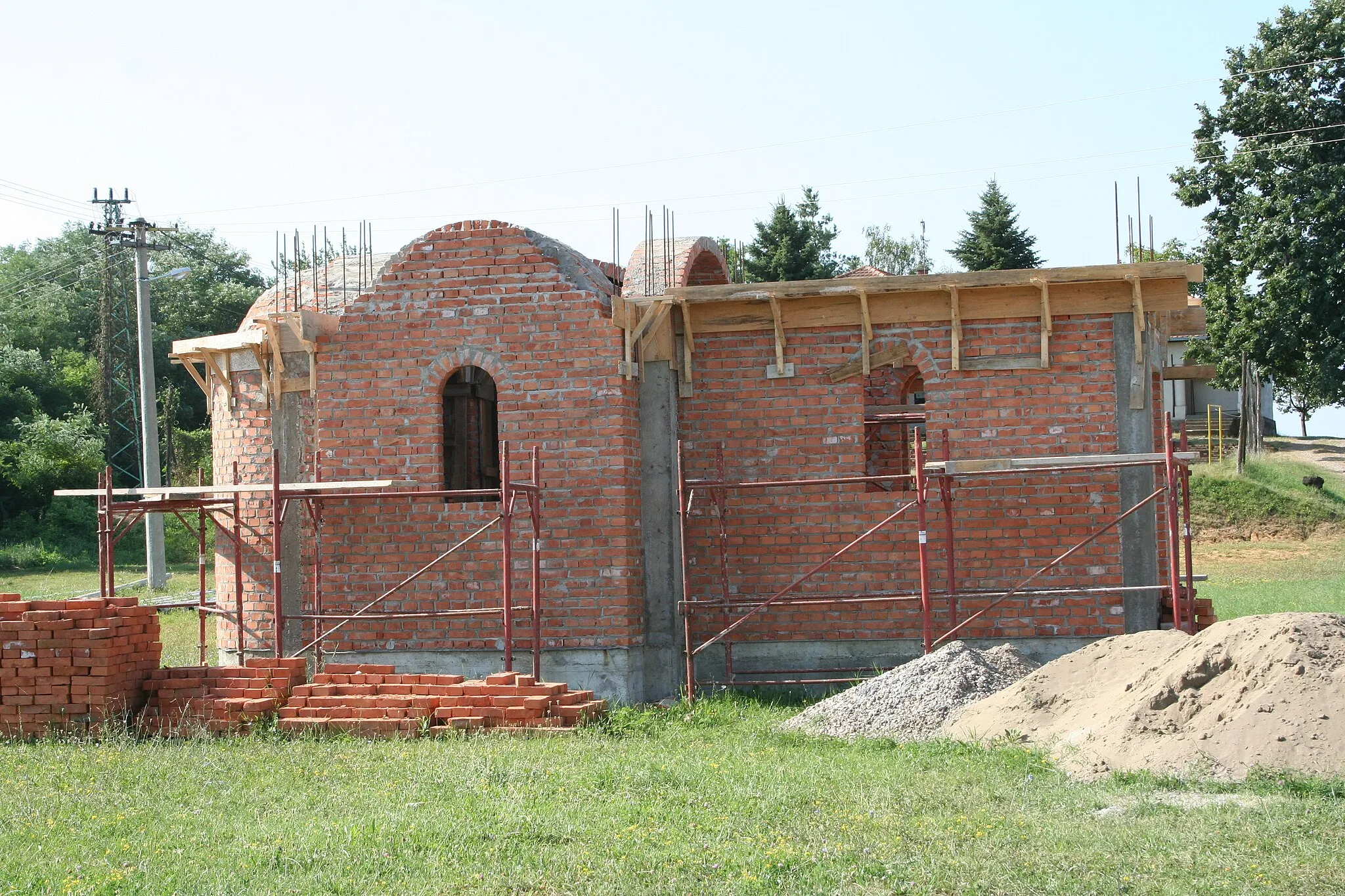 Photo showing: Crkva u izgradnji, Ćukovine