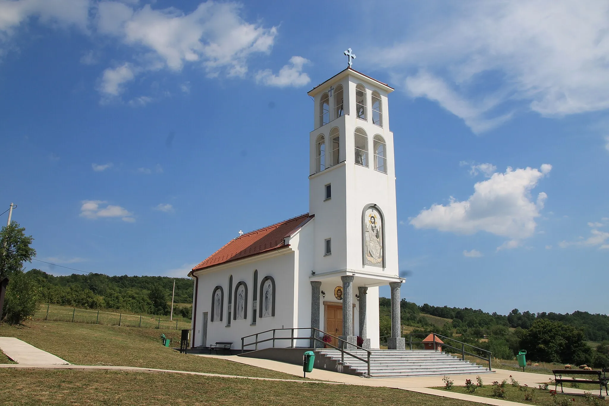 Photo showing: Crkva Vaznesenja Gospodnjeg (Kamenica)