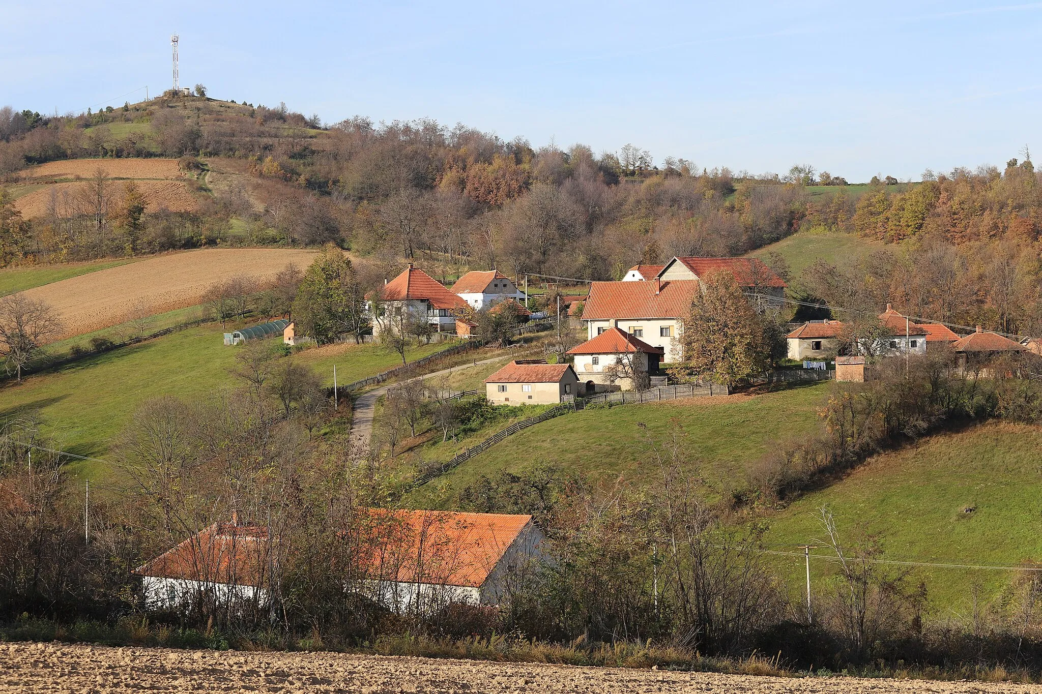 Photo showing: Village of Teocin (Gornji Milanovac Municipality), Serbia.