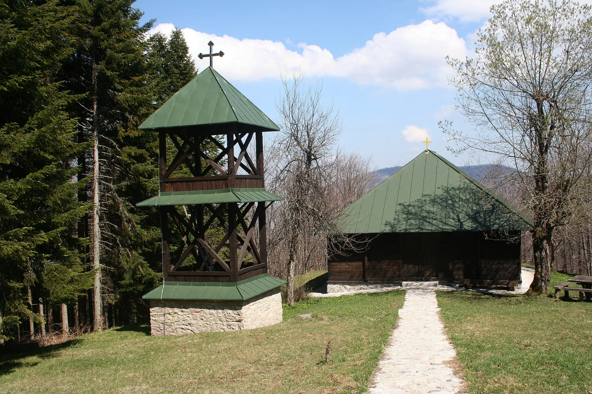 Photo showing: Crkva brvnara na Bobiji