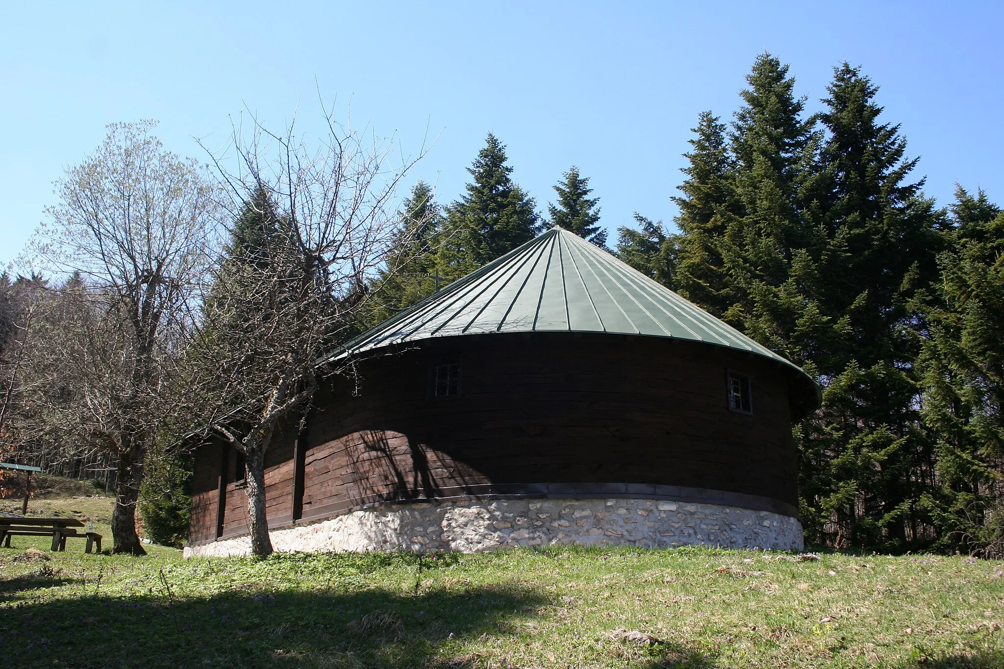 Photo showing: Crkva brvnara na Bobiji