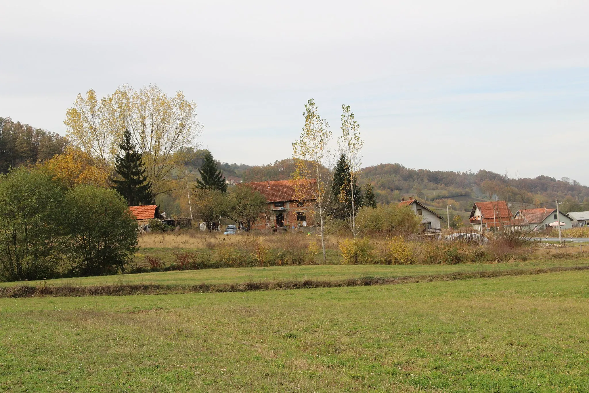 Photo showing: Dragijevica village - Municipality of Osecina - Western Serbia - panorama 4