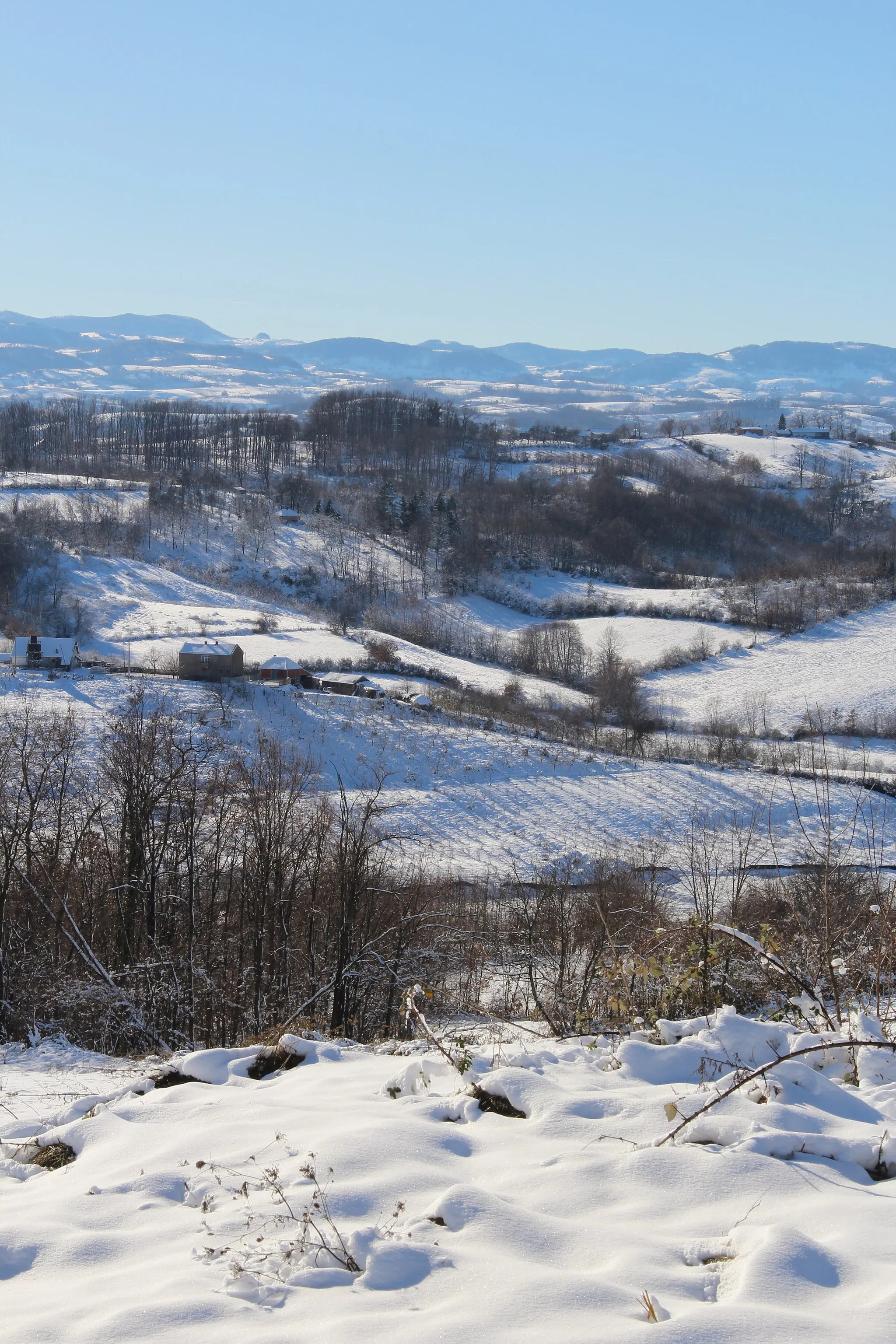 Photo showing: Osladic village - Municipality of Valjevo - Western Serbia - panorama 17