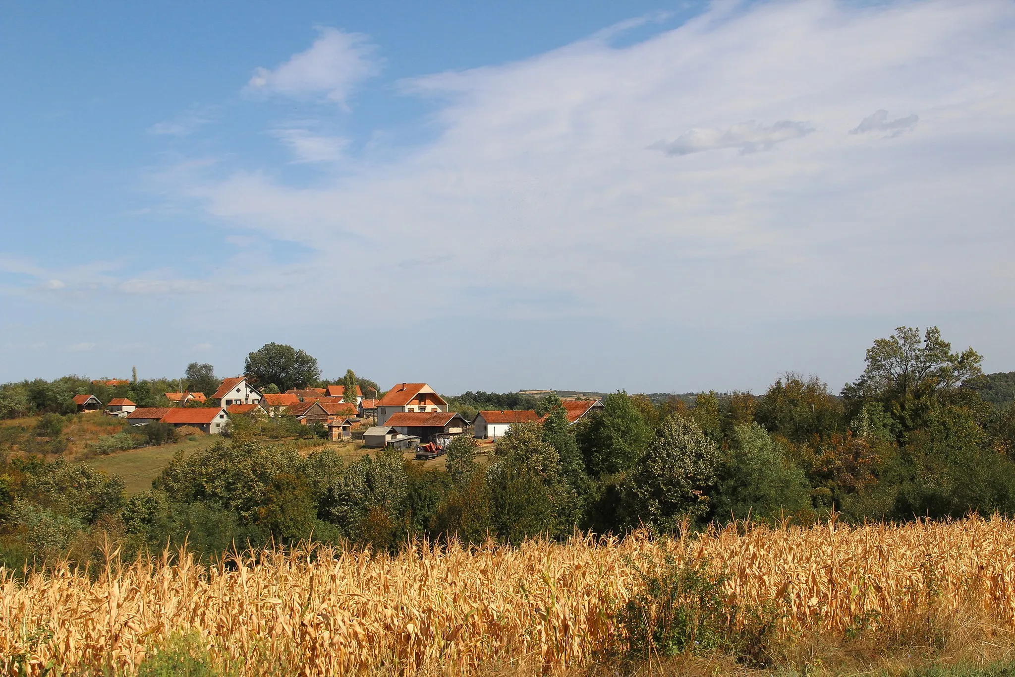 Photo showing: Dupljaj village - Municipality of Valjevo - Western Serbia - Panorama 10