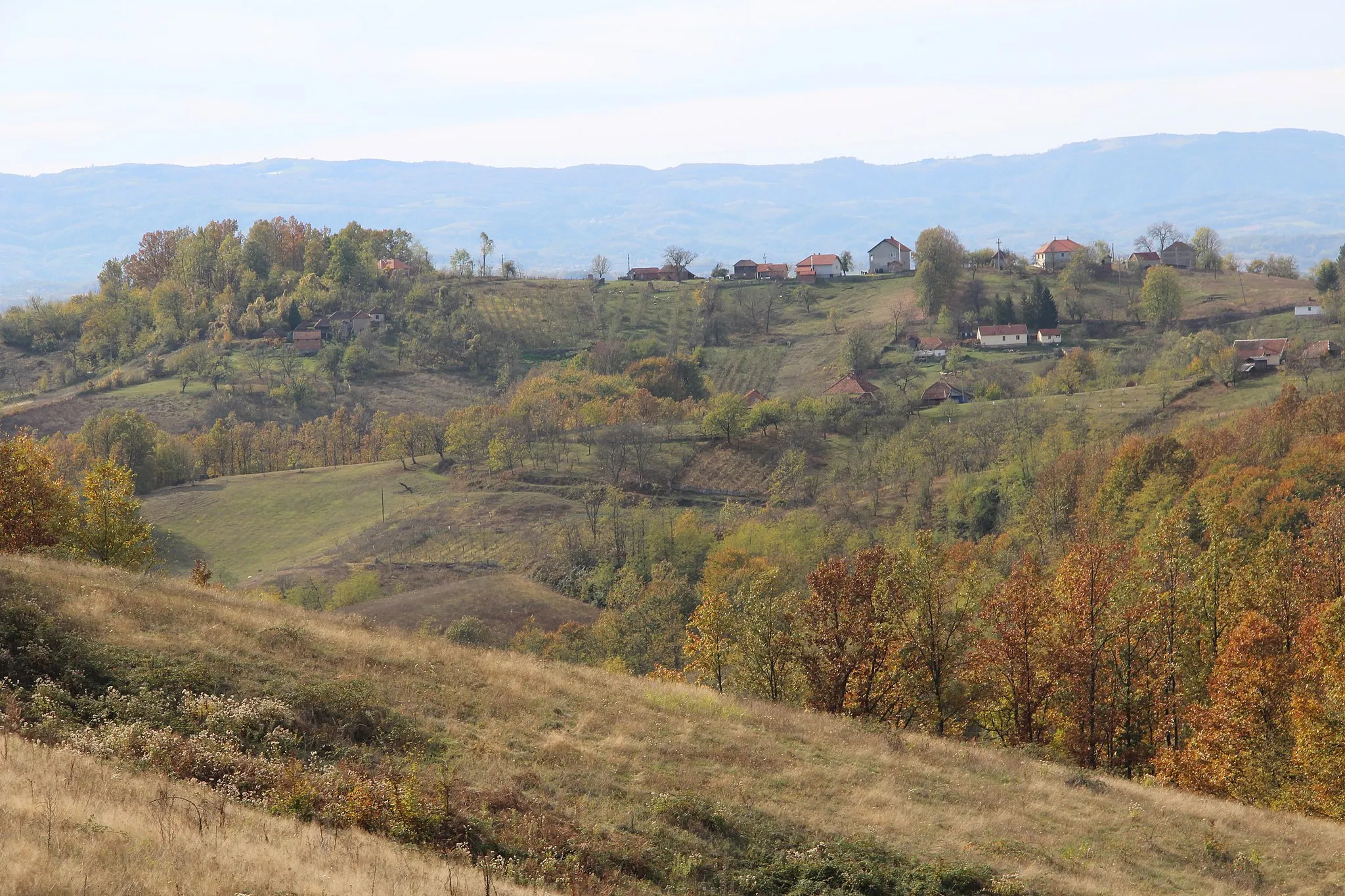 Photo showing: Osečina selo village - Municipality of Osečina - Western Serbia - Panorama 12