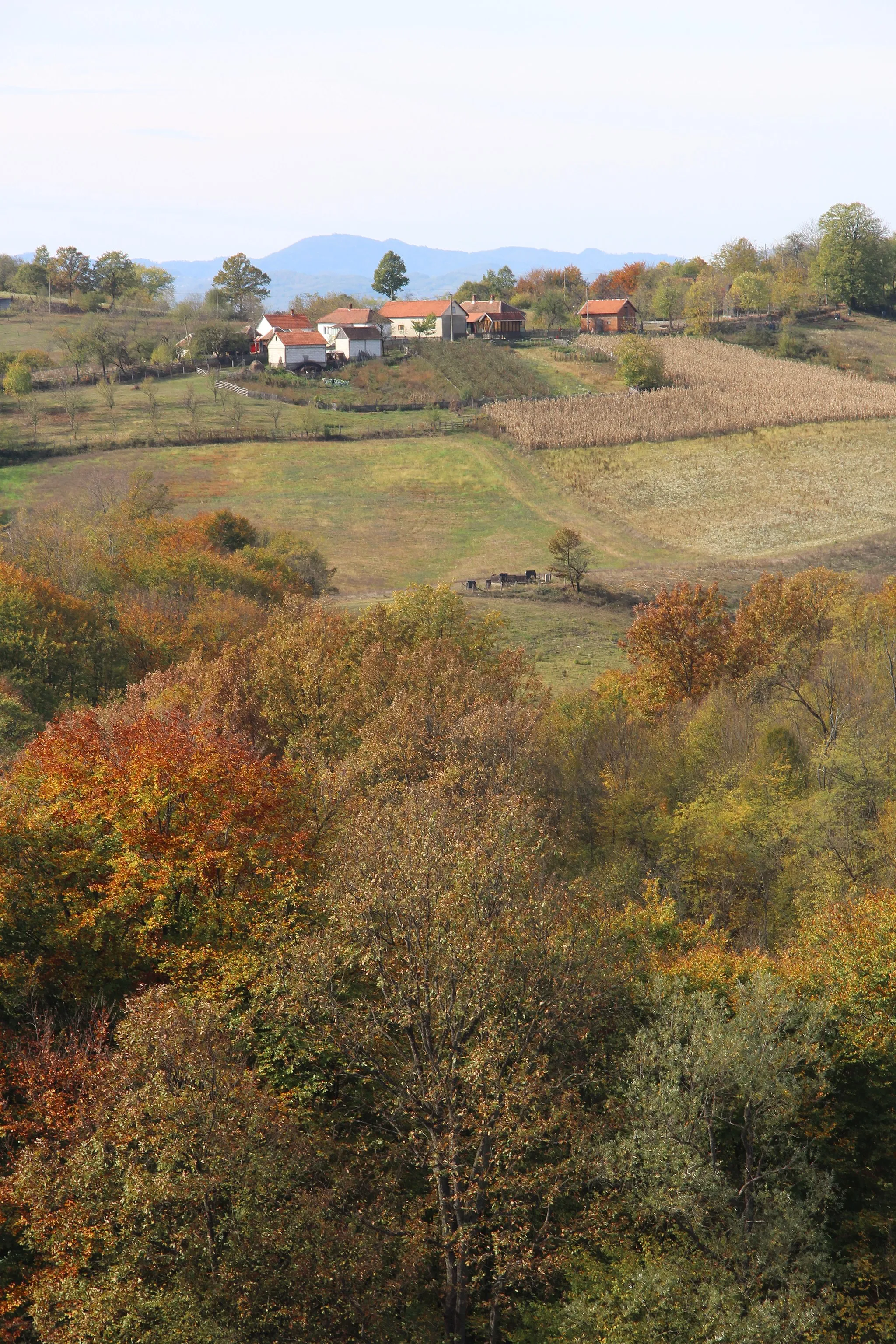 Photo showing: Osečina selo village - Municipality of Osečina - Western Serbia - Panorama 10