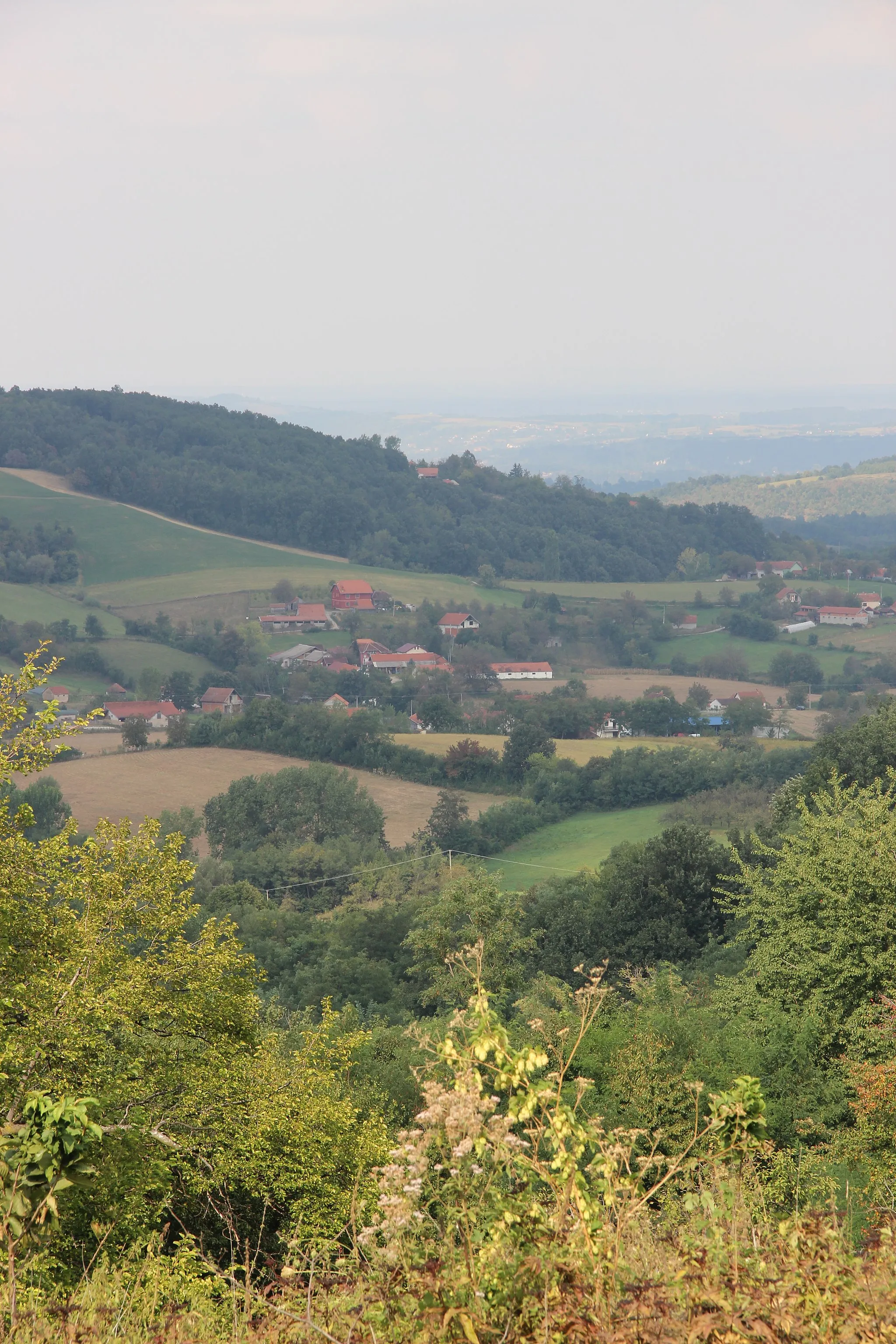 Photo showing: Osecenica village - Municipality of Mionica - Western Serbia - Panorama 14