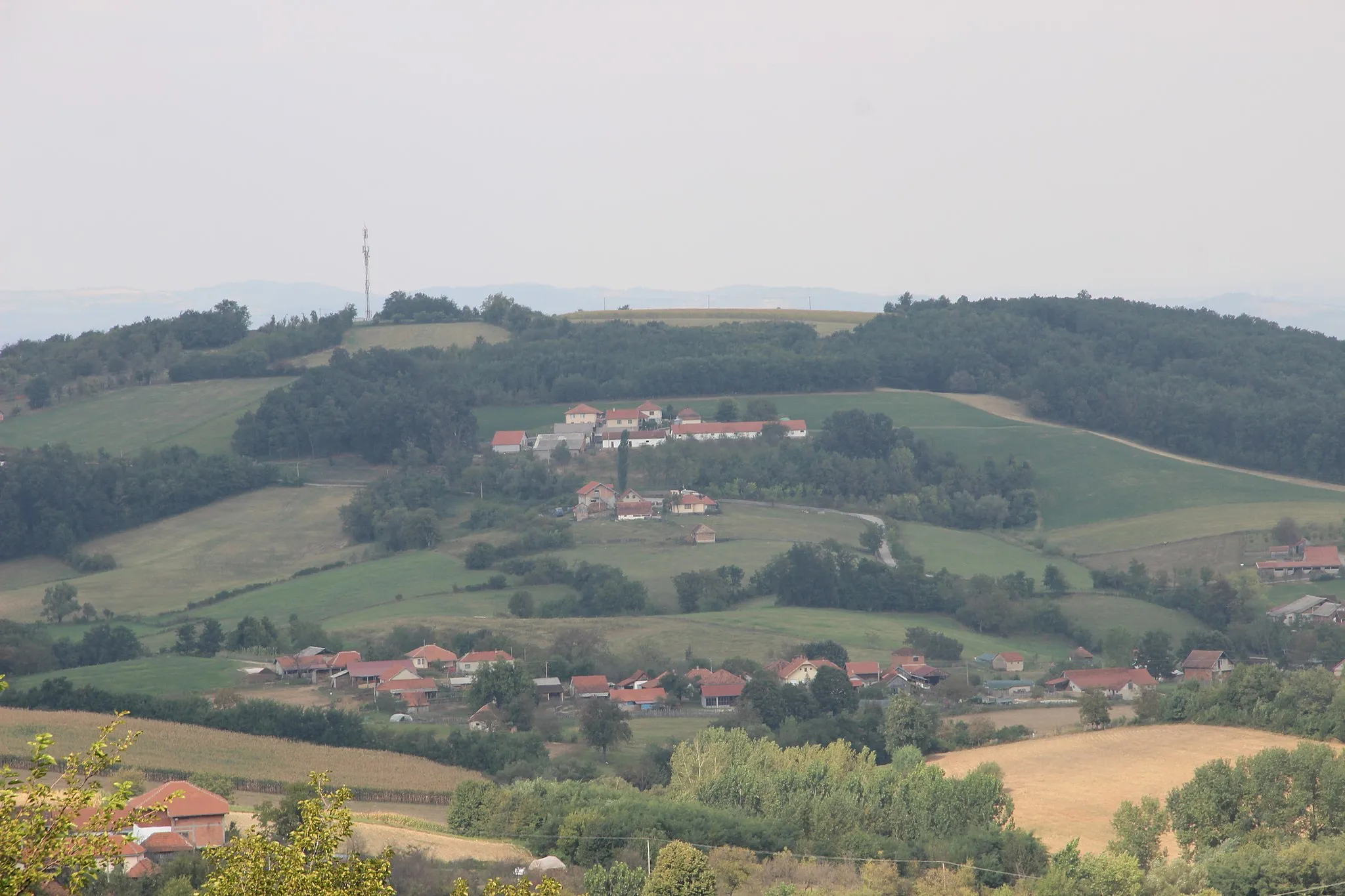 Photo showing: Osecenica village - Municipality of Mionica - Western Serbia - Panorama 6